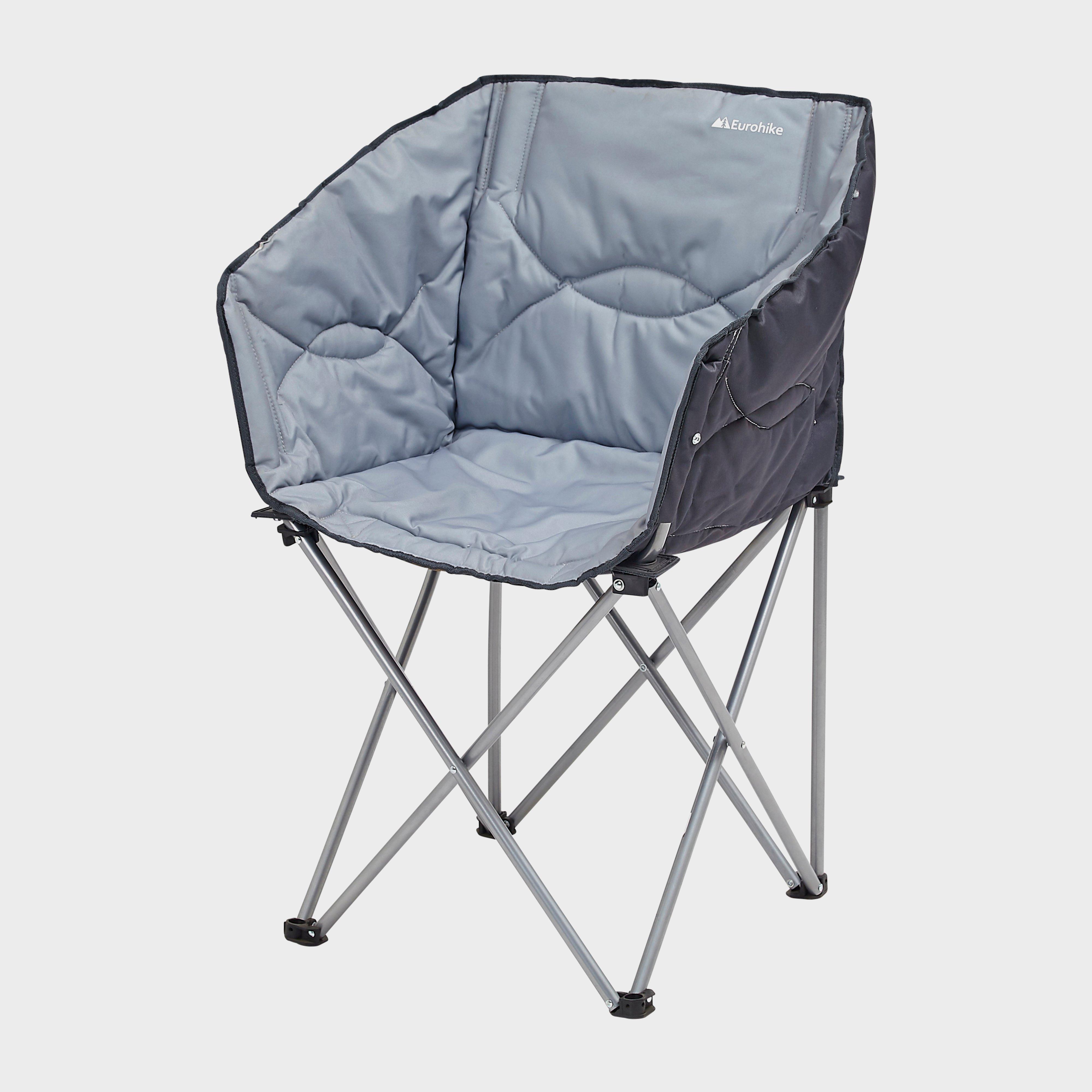 Image of Eurohike Quilted Tub Chair - Grey, Grey