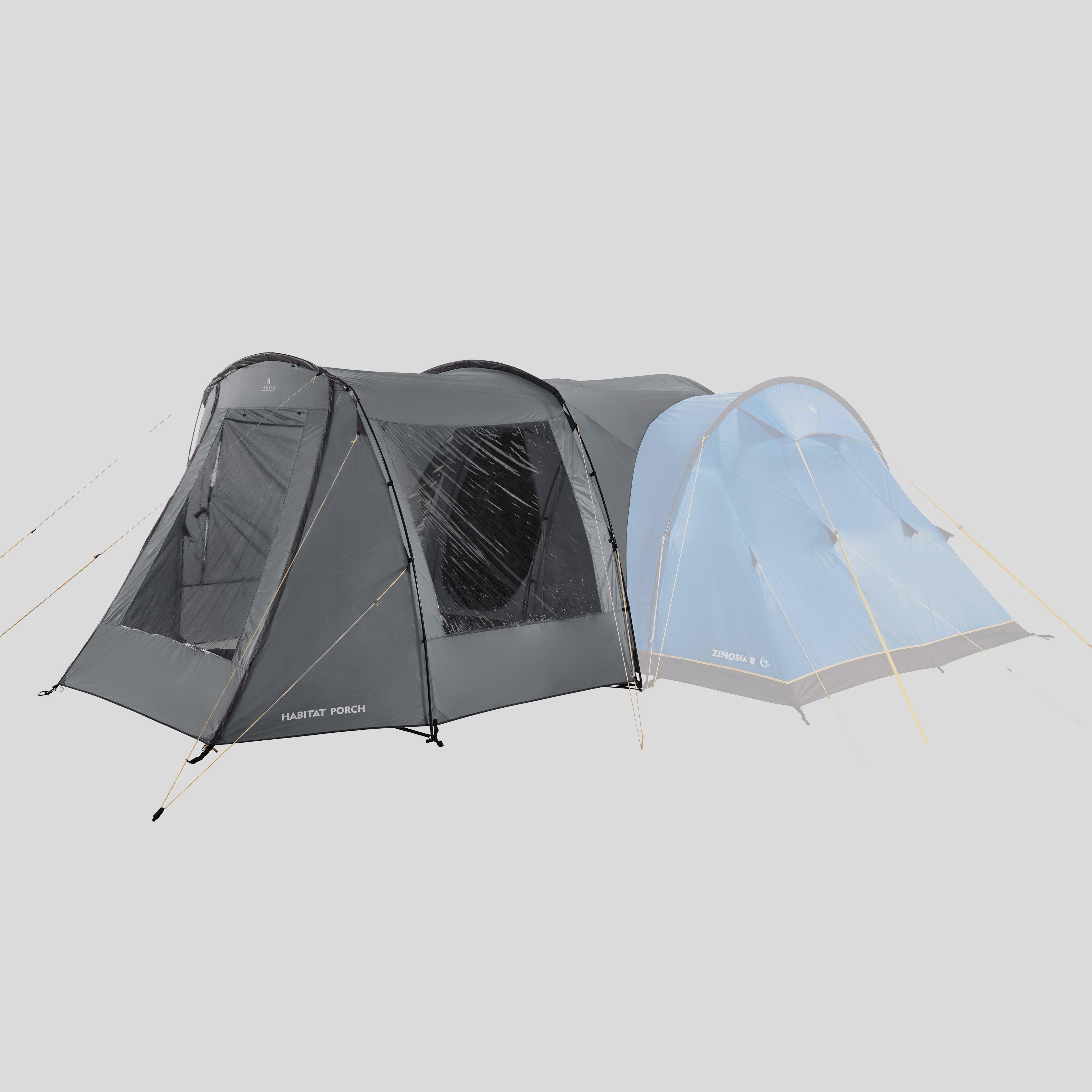 Hi-Gear Hi-Gear Habitat Universal Tent Porch - Grey, Grey