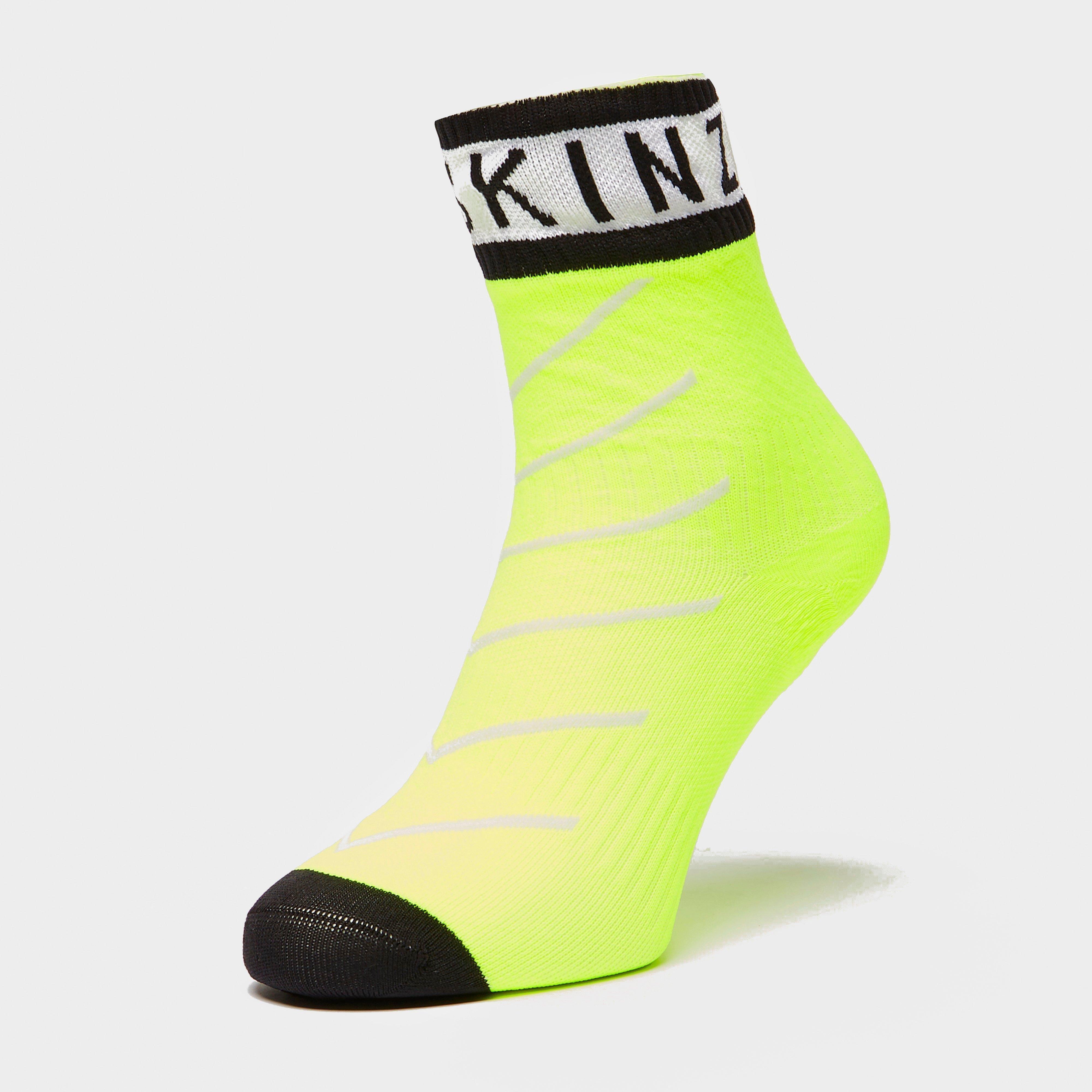 Image of Sealskinz Waterproof Warm Weather Ankle Length Socks - Yellow, Yellow
