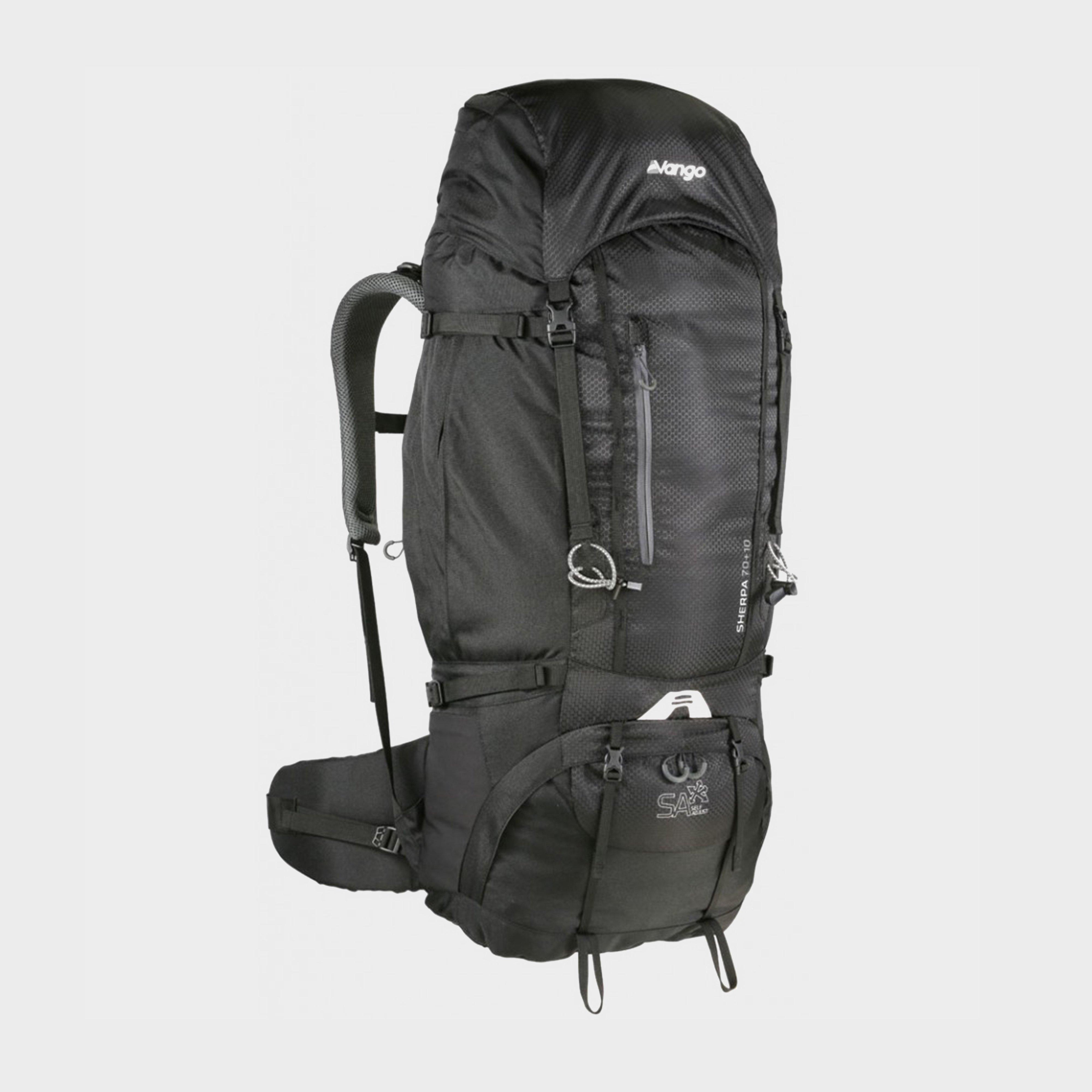 Photos - Backpack Vango Sherpa 70:80 , Black 