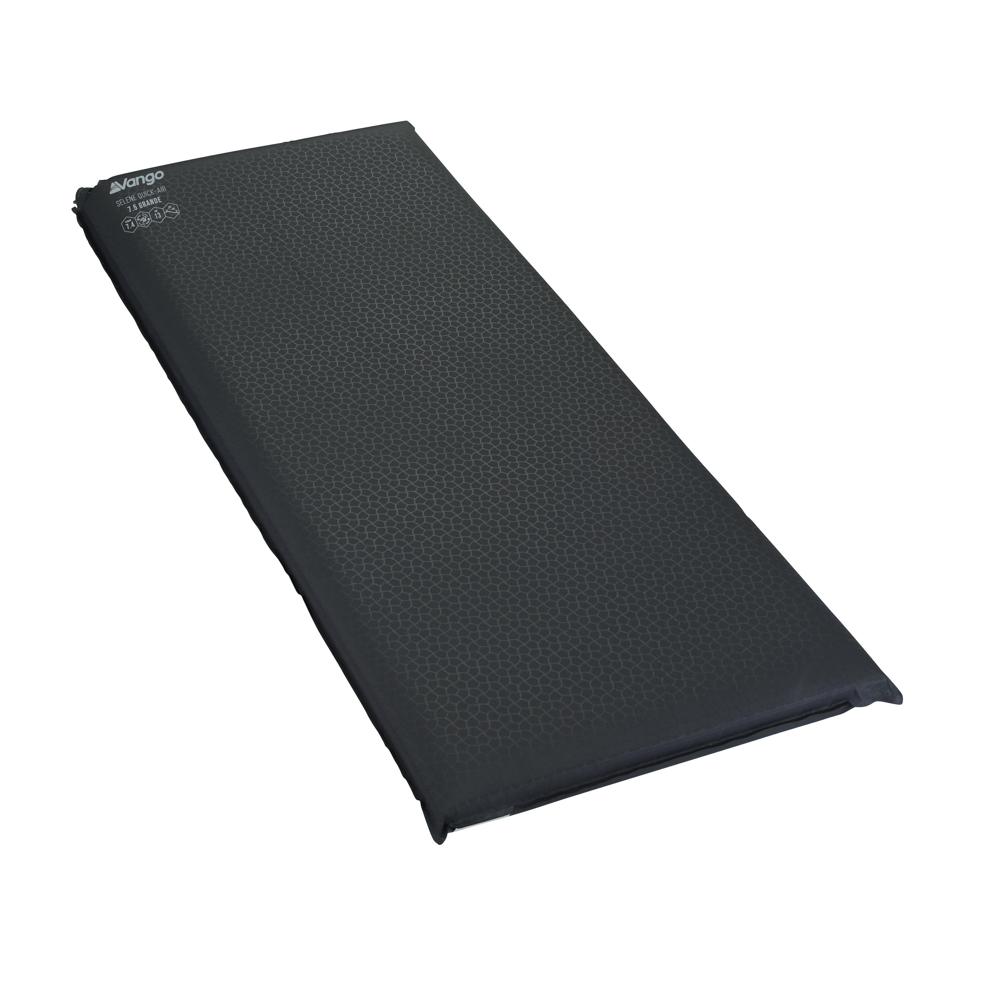 Vango Vango Selene Quick Air 7.5 Grande Sleeping Mat - Black, Black Vango Vango Selene Quick Air 7.5 Grande Sleeping Mat - Black, Black