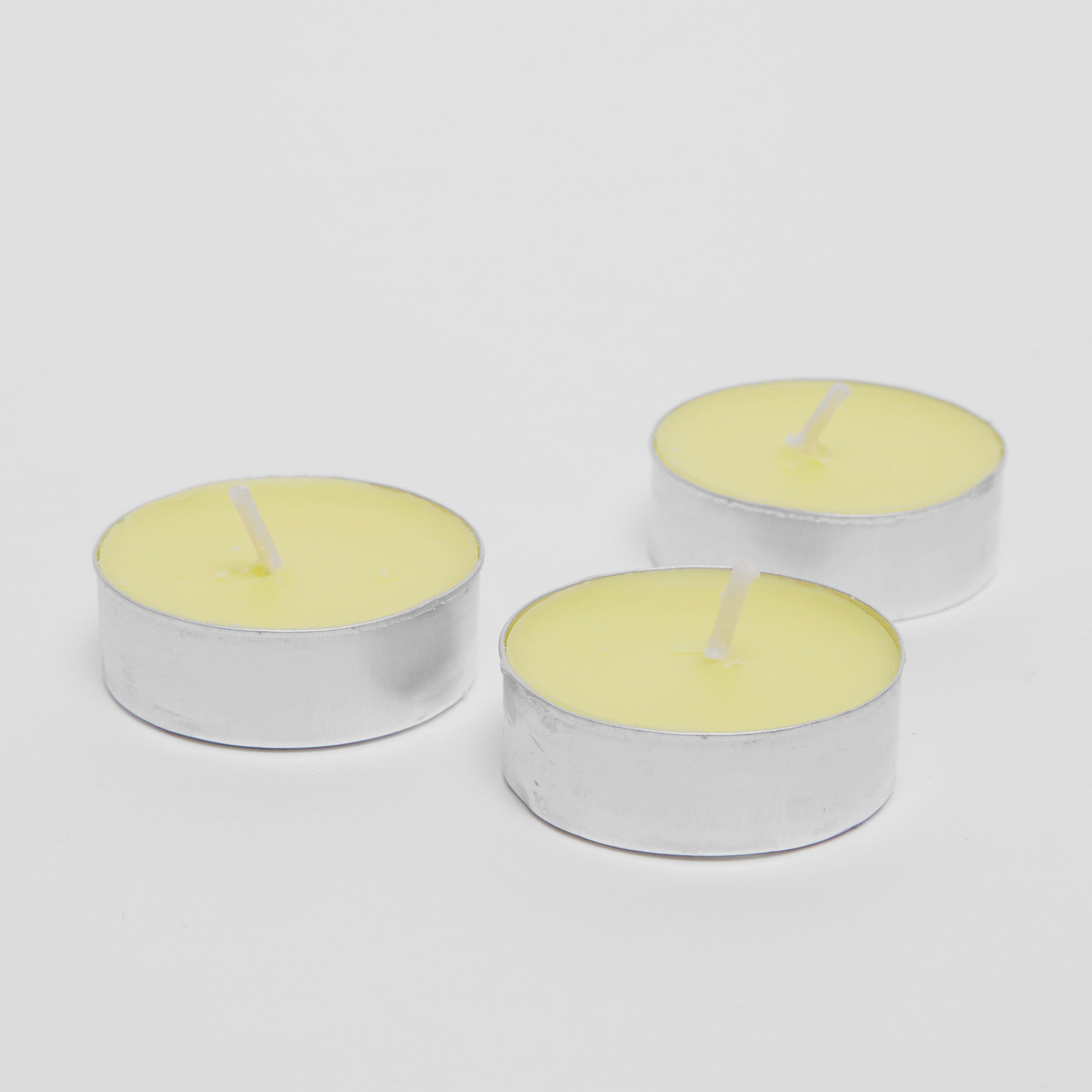 Image of Hi-Gear Citronella Tealights (Pack Of 9) - Yellow, Yellow