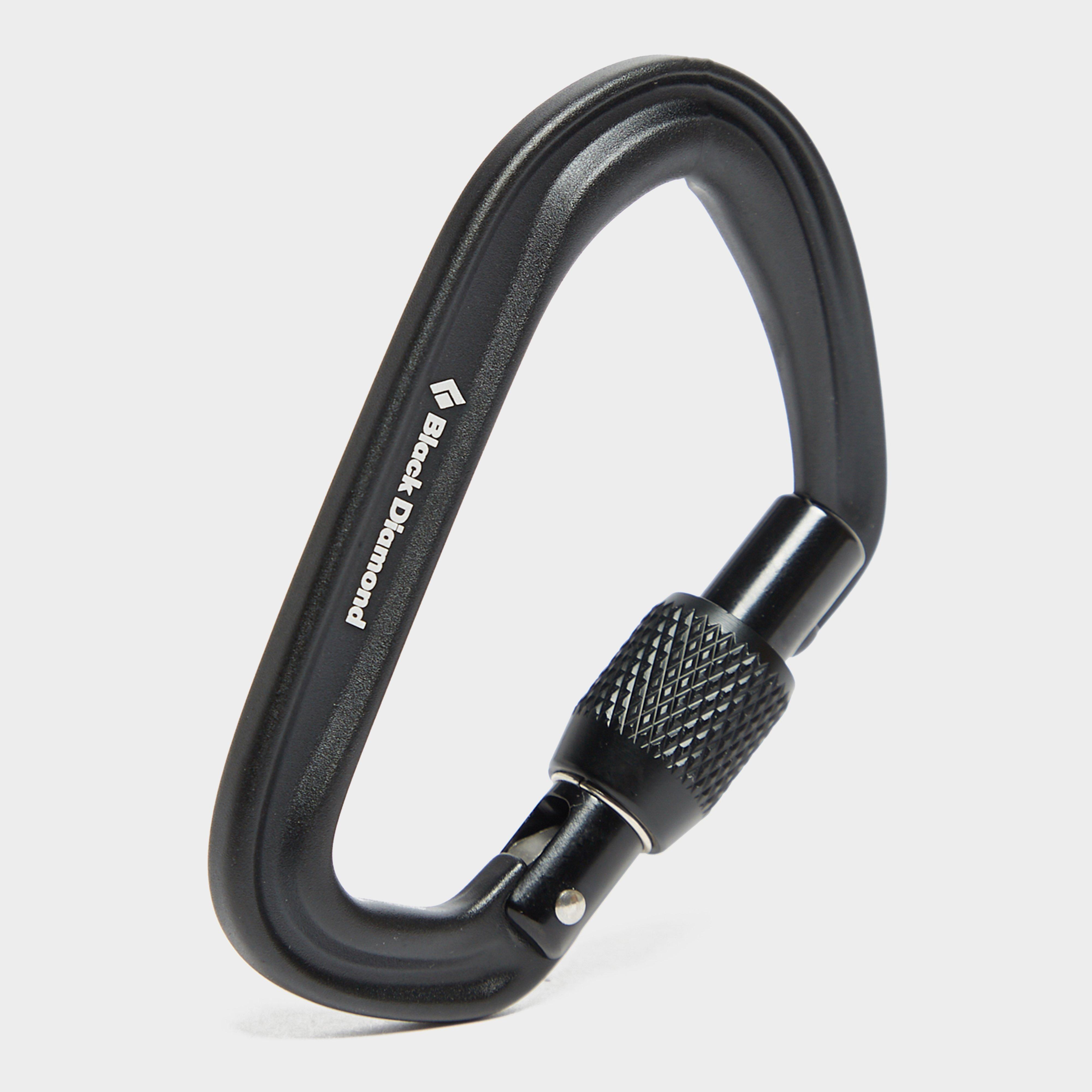 Image of Black Diamond Hotforge Screwgate Carabiner, Black