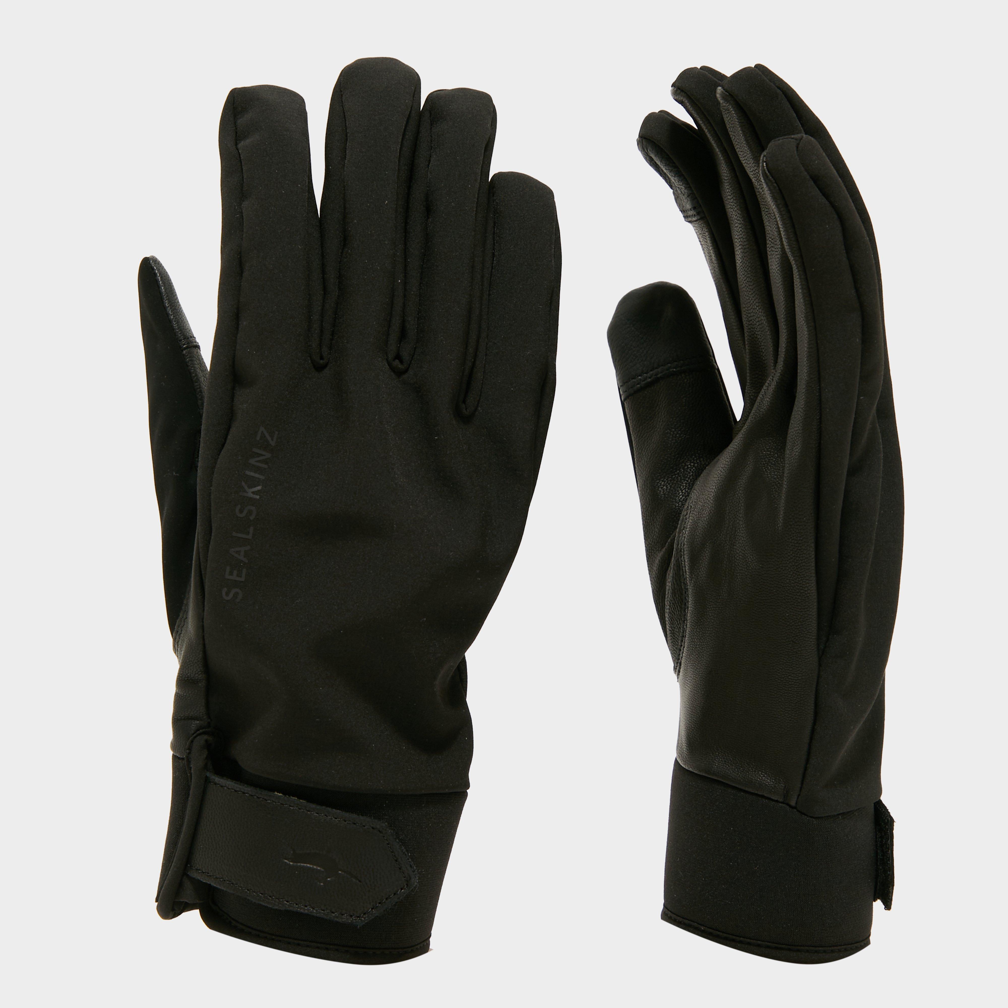 Photos - Other goods for tourism Waterproof Mens  Insulated Gloves - Black, Black 