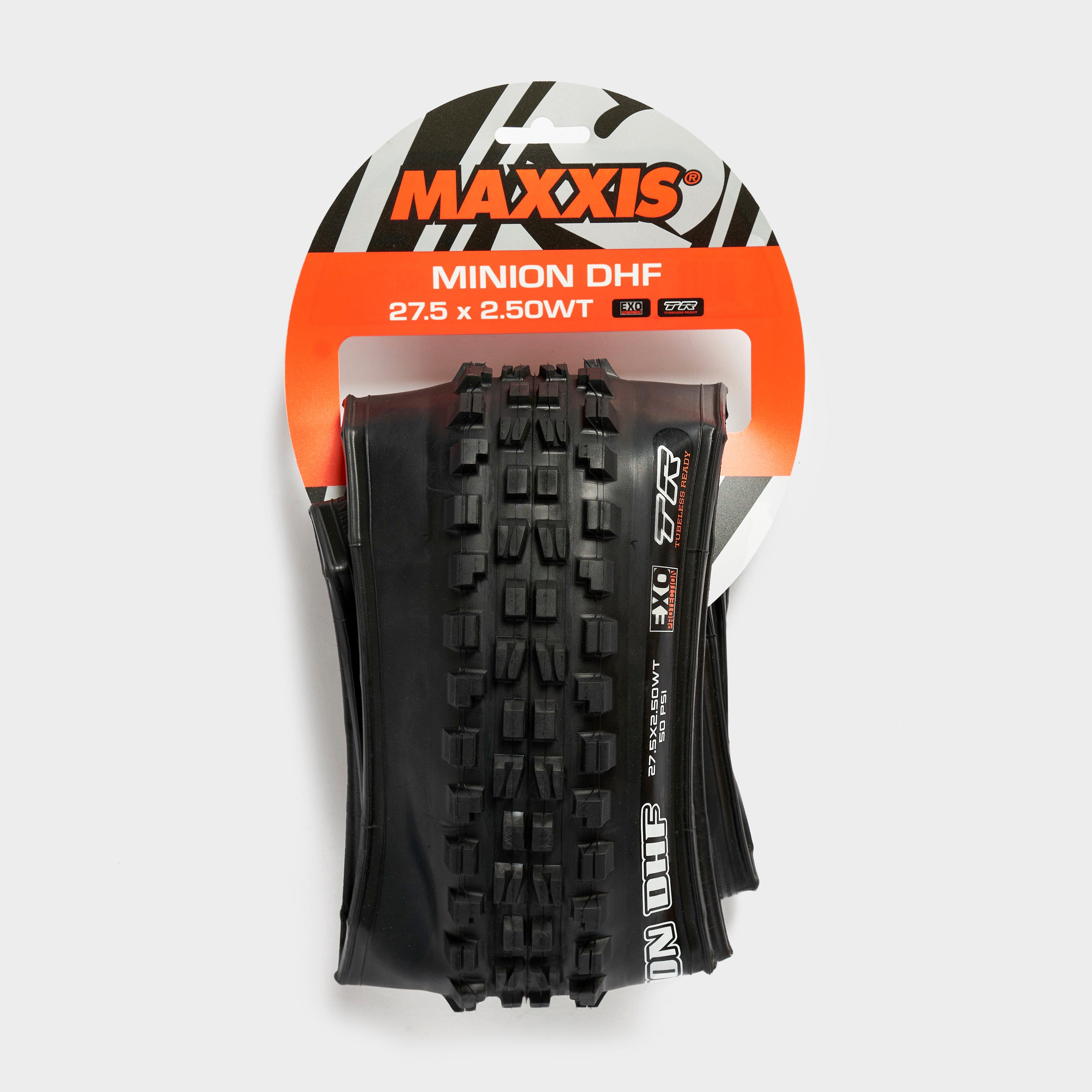 Image of Maxxis Minion Dhf 27.5 X 2.50Wt Exo Tr Tyre - Black, Black