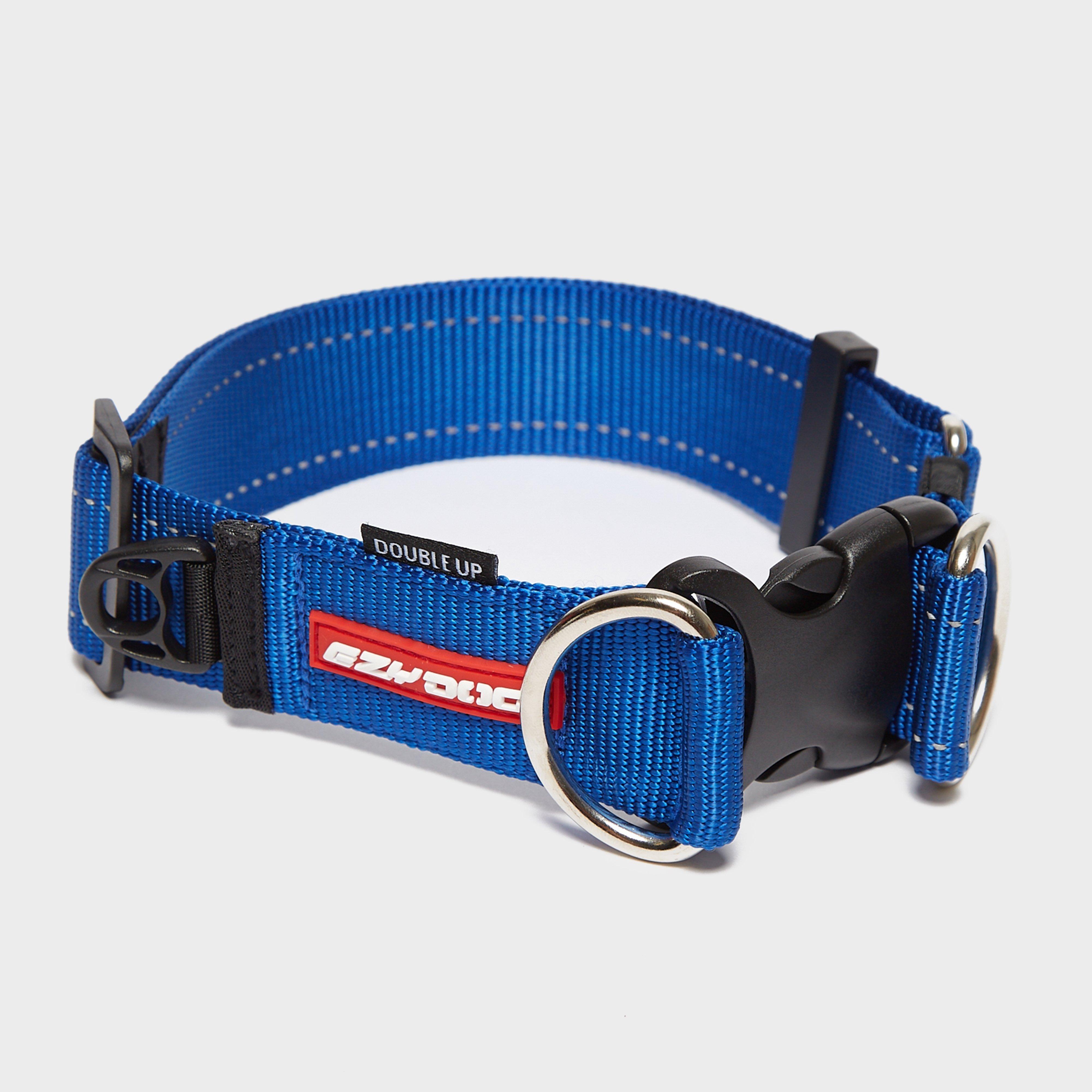 Photos - Collar / Harnesses EzyDog Double Up Dog Collar (XL), Blue 