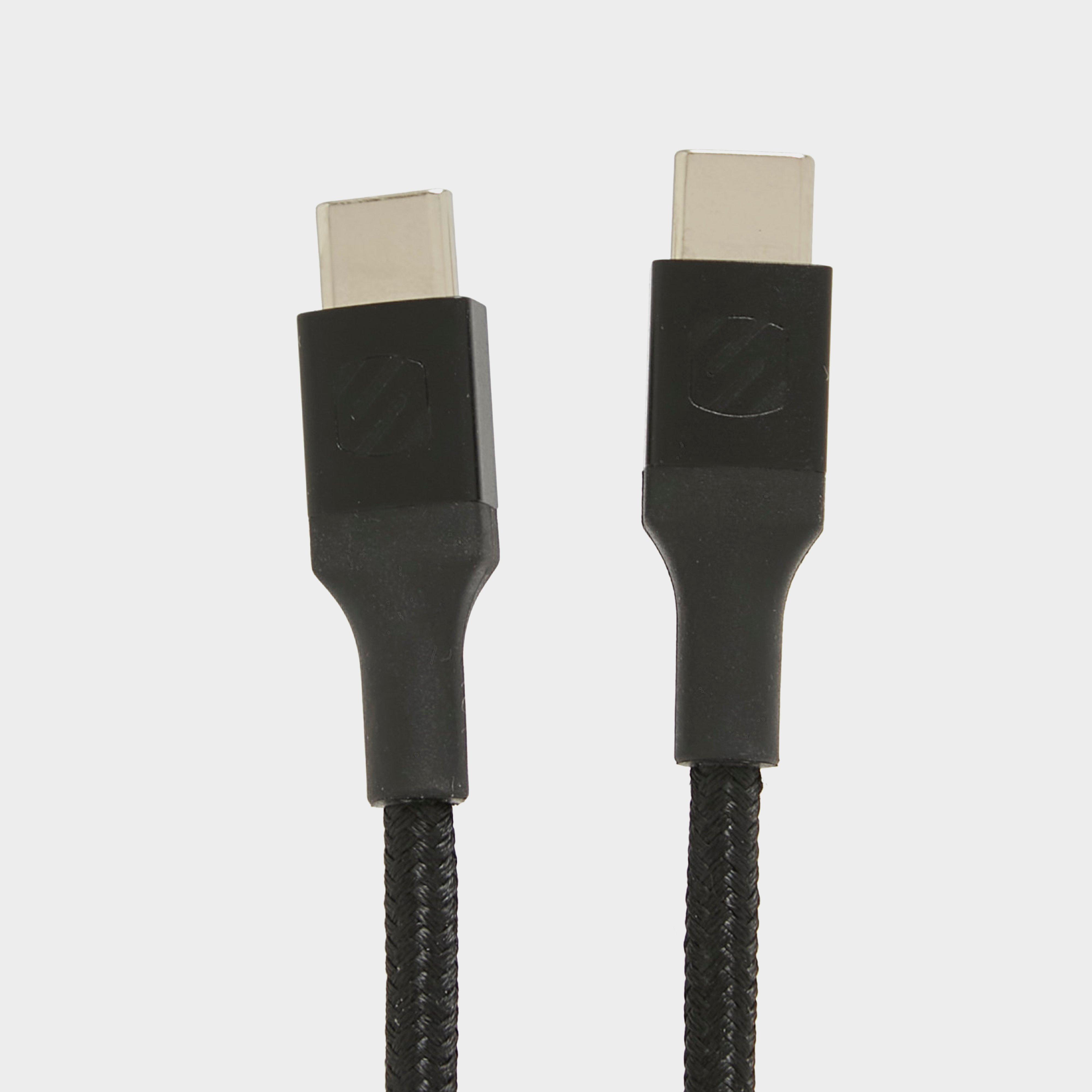 Image of Scosche Strikelinetm Braided Usb-C/Usc-C Cable - Black, Black