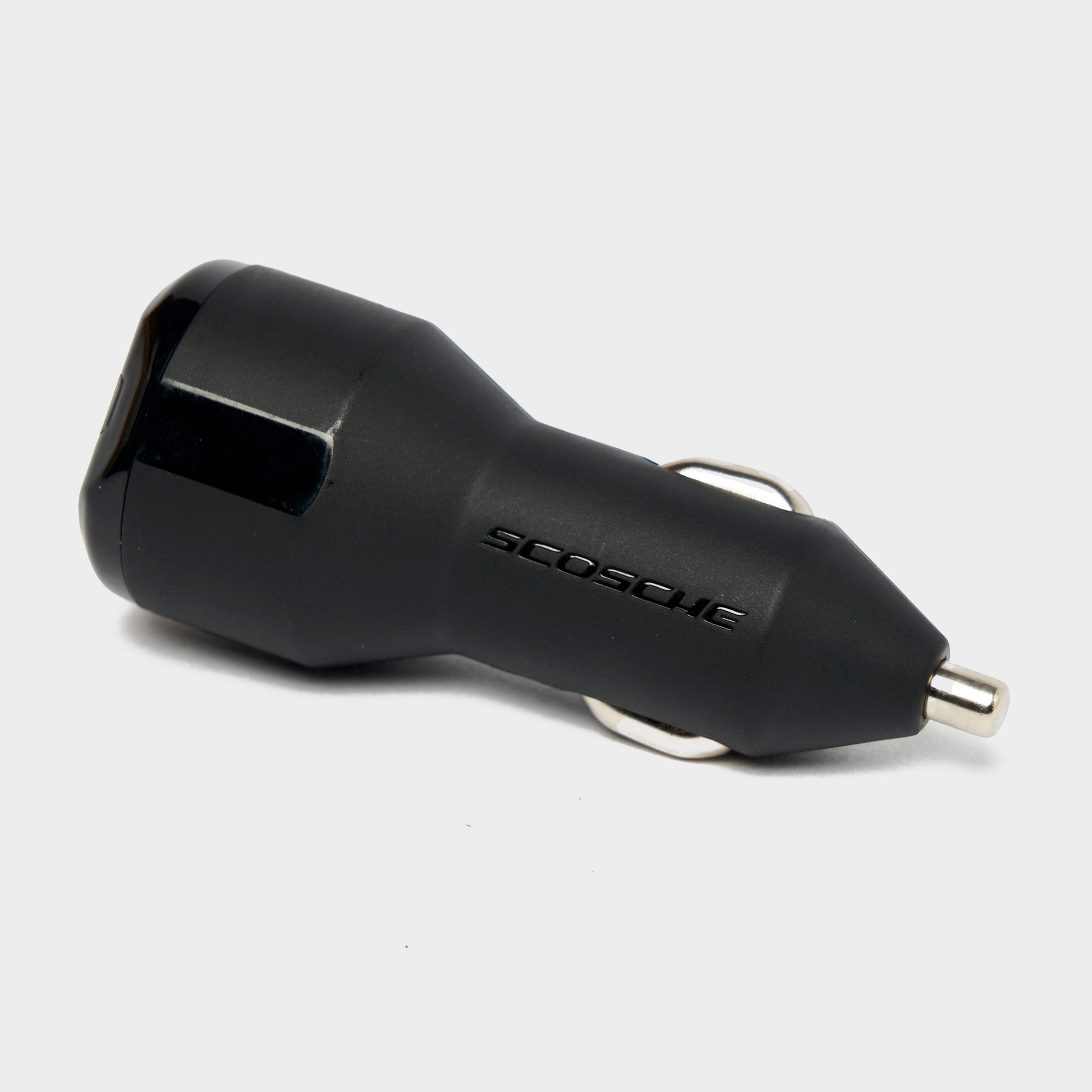 Image of Scosche 30W Combo Car Charger - Black, Black