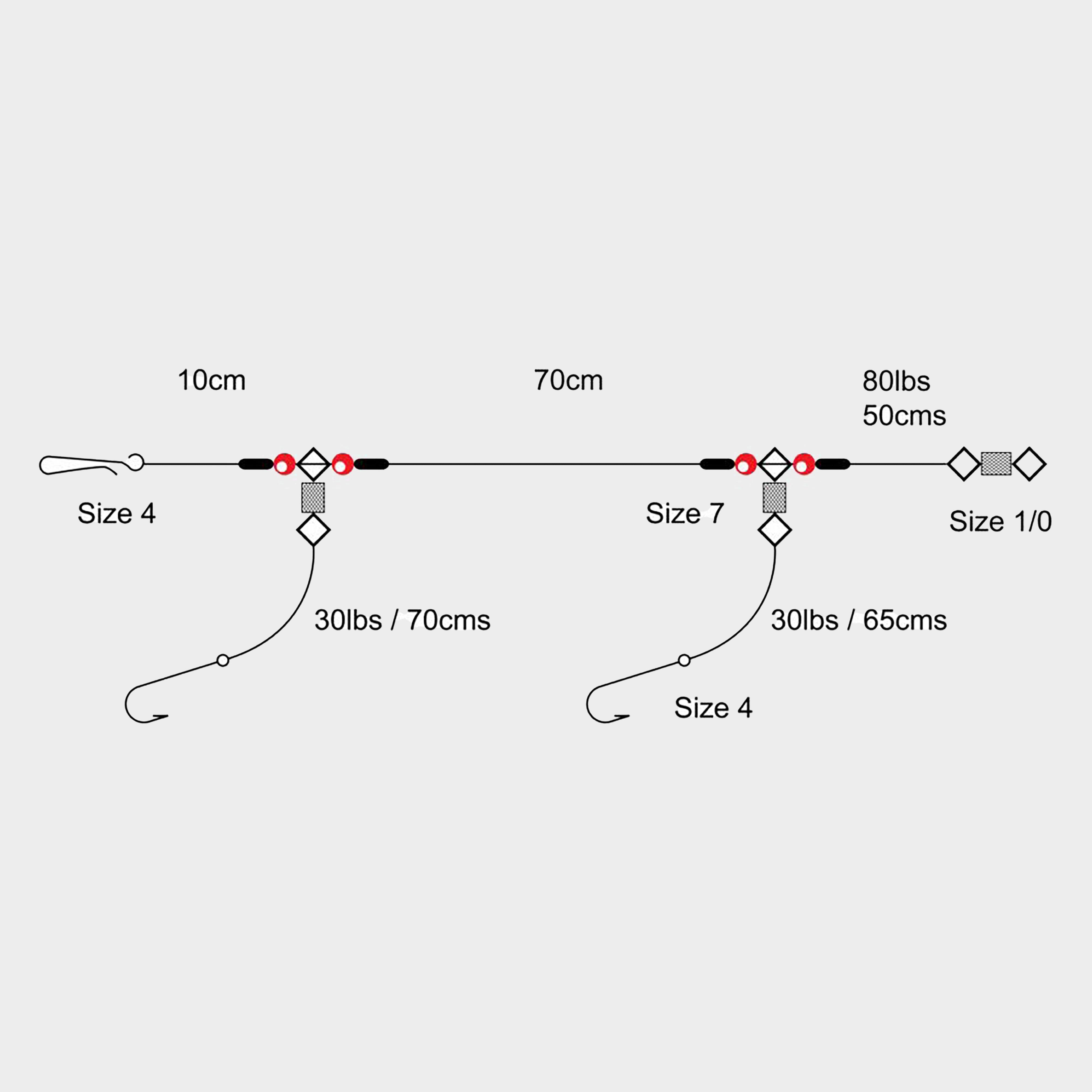 Image of Tronix 2-Hook 1Up 1Down, 1