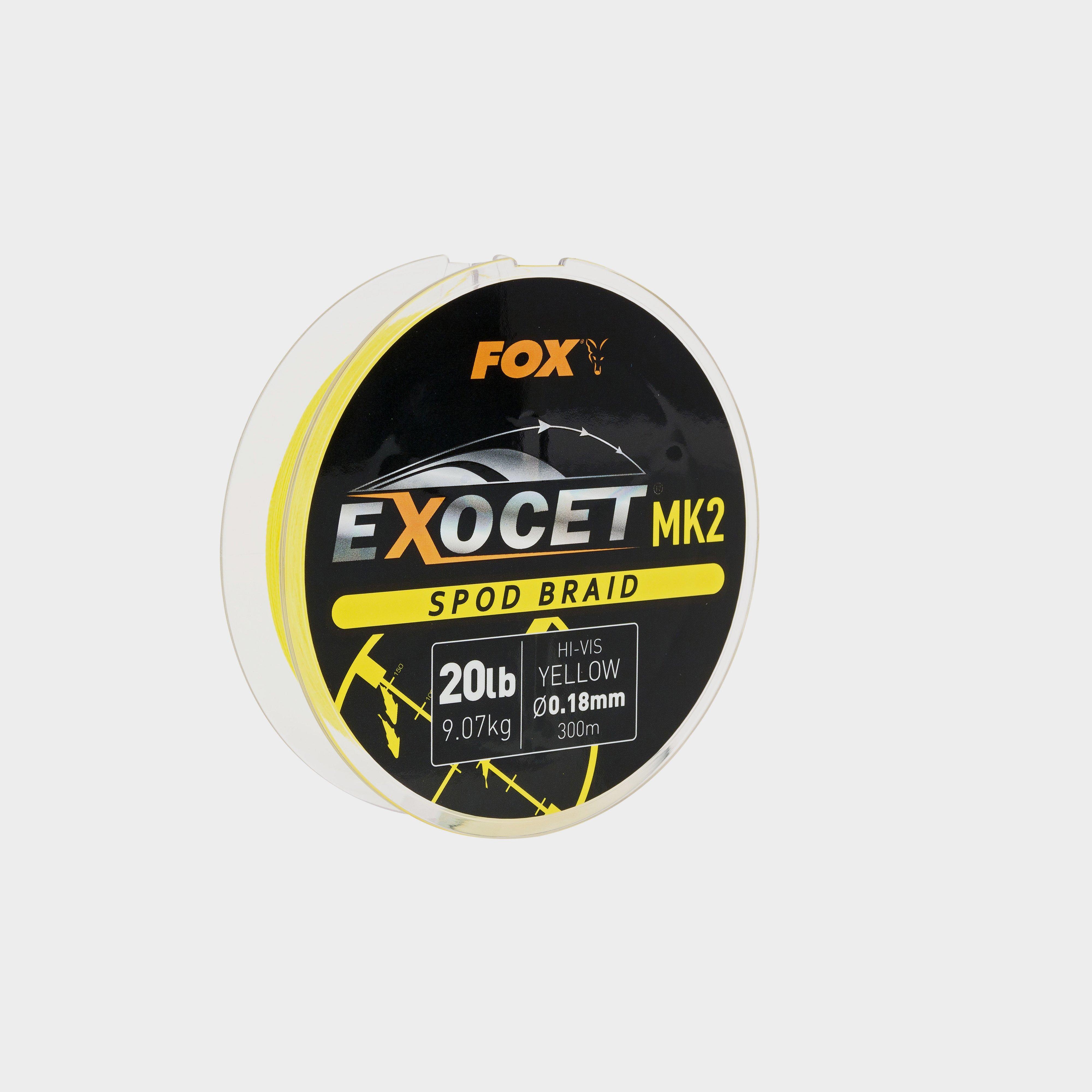 Image of Fox International Exocet Spod Braid Mk2 20Lb Yellow, 20L