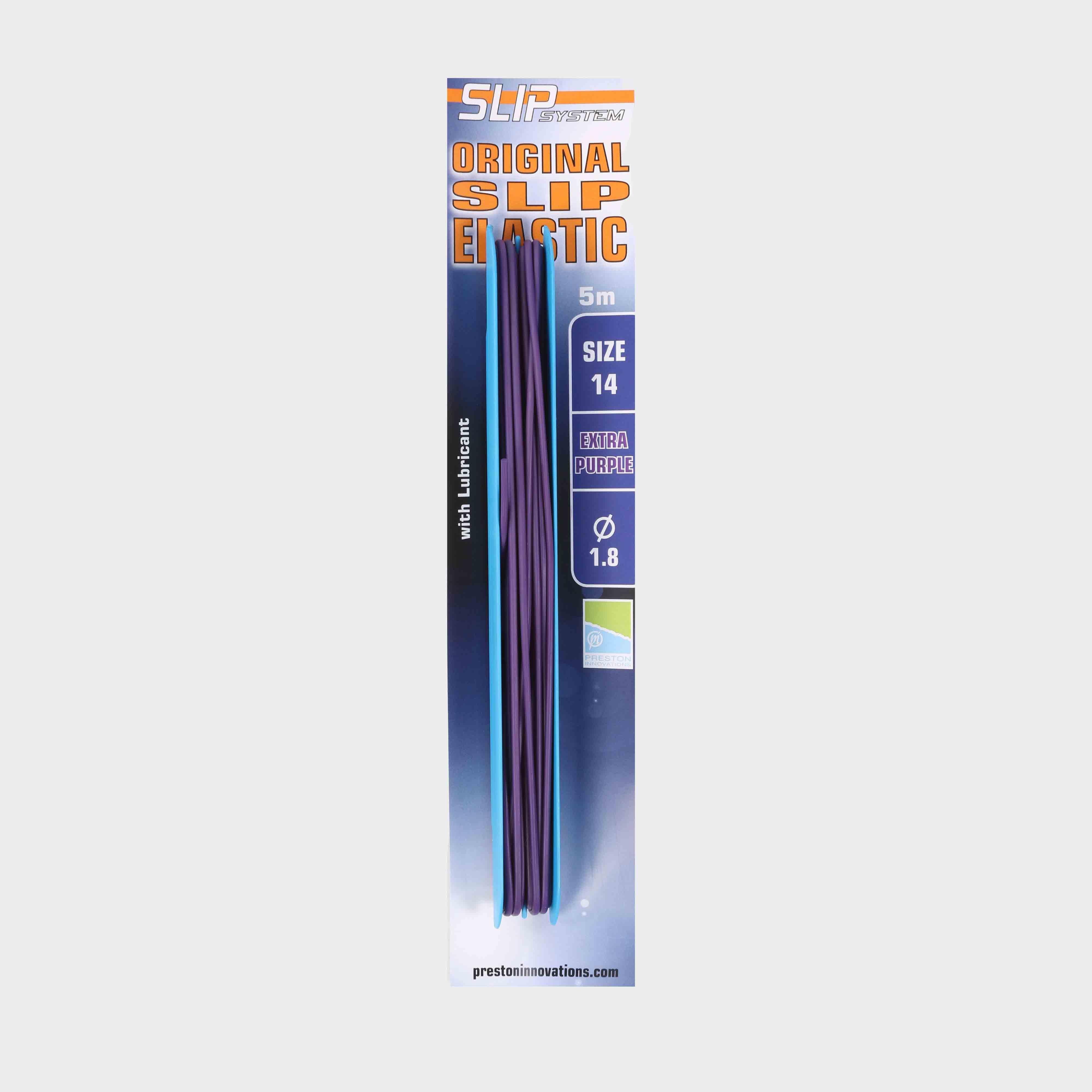 Image of Preston Innovation Slip Elastic 14 Extra Purple, EXTRA