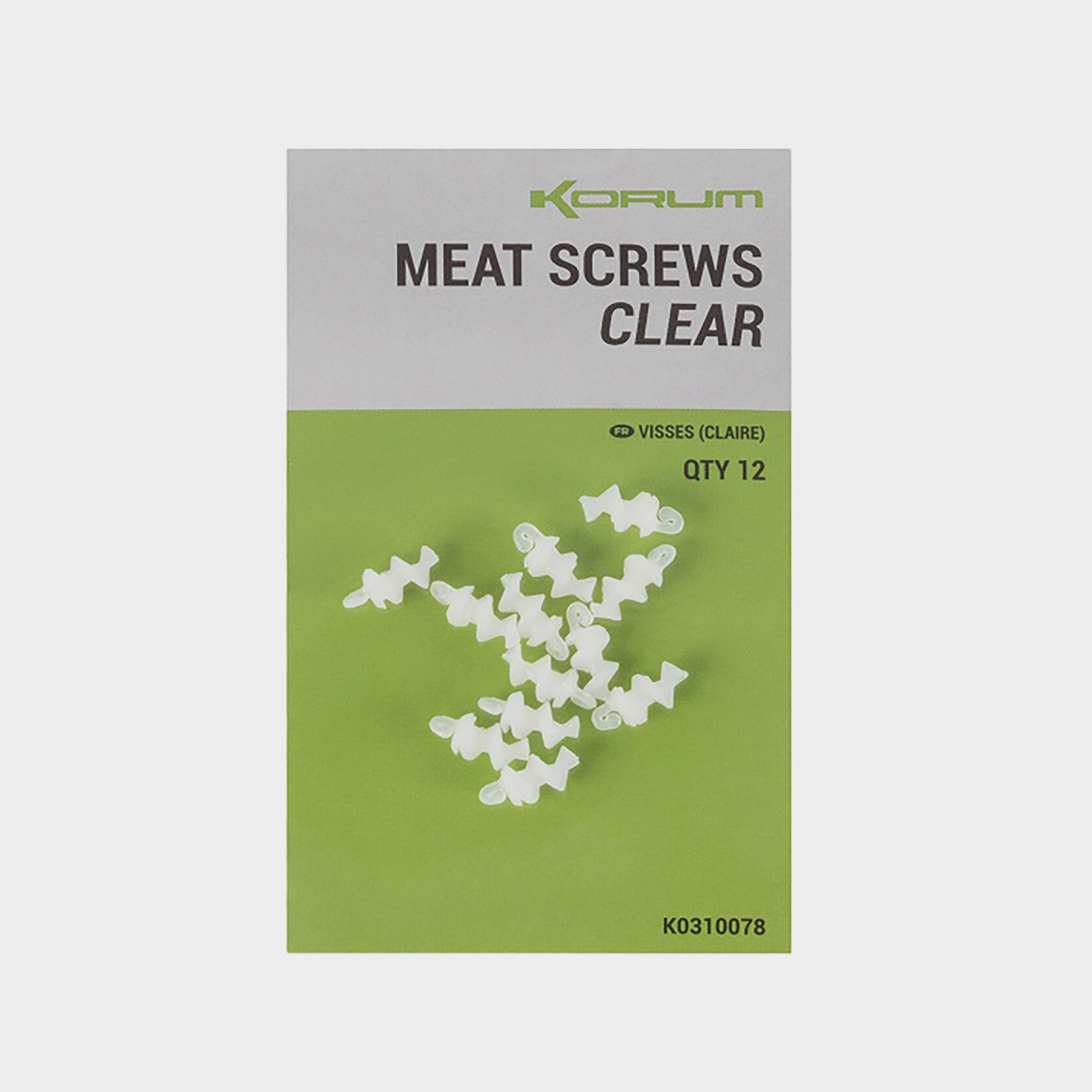 Image of Korum Meat Screws Clear, CLEAR
