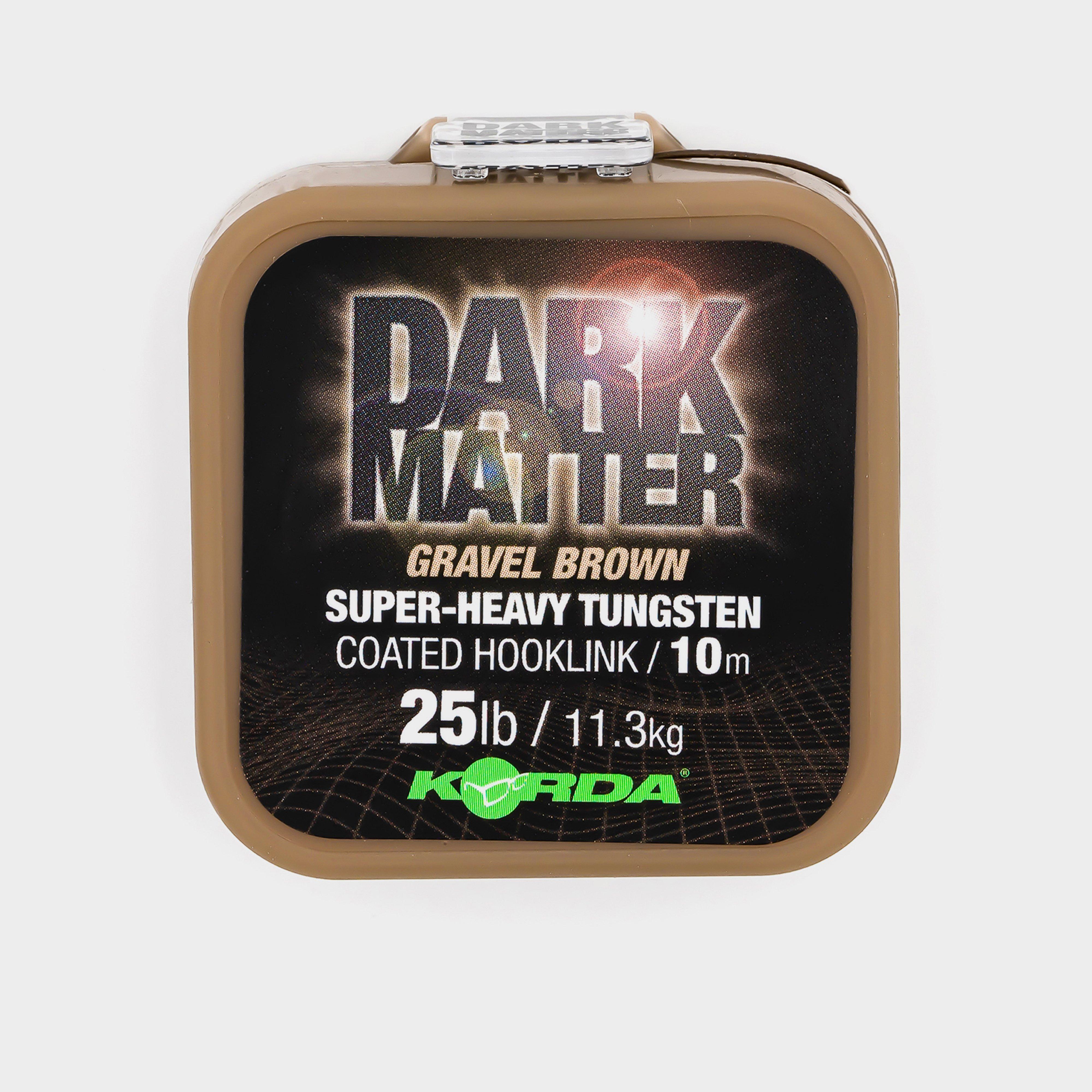 Image of Korda Dark Matter Tungsten Coated Braid Gravel Brown 25Lb, 2