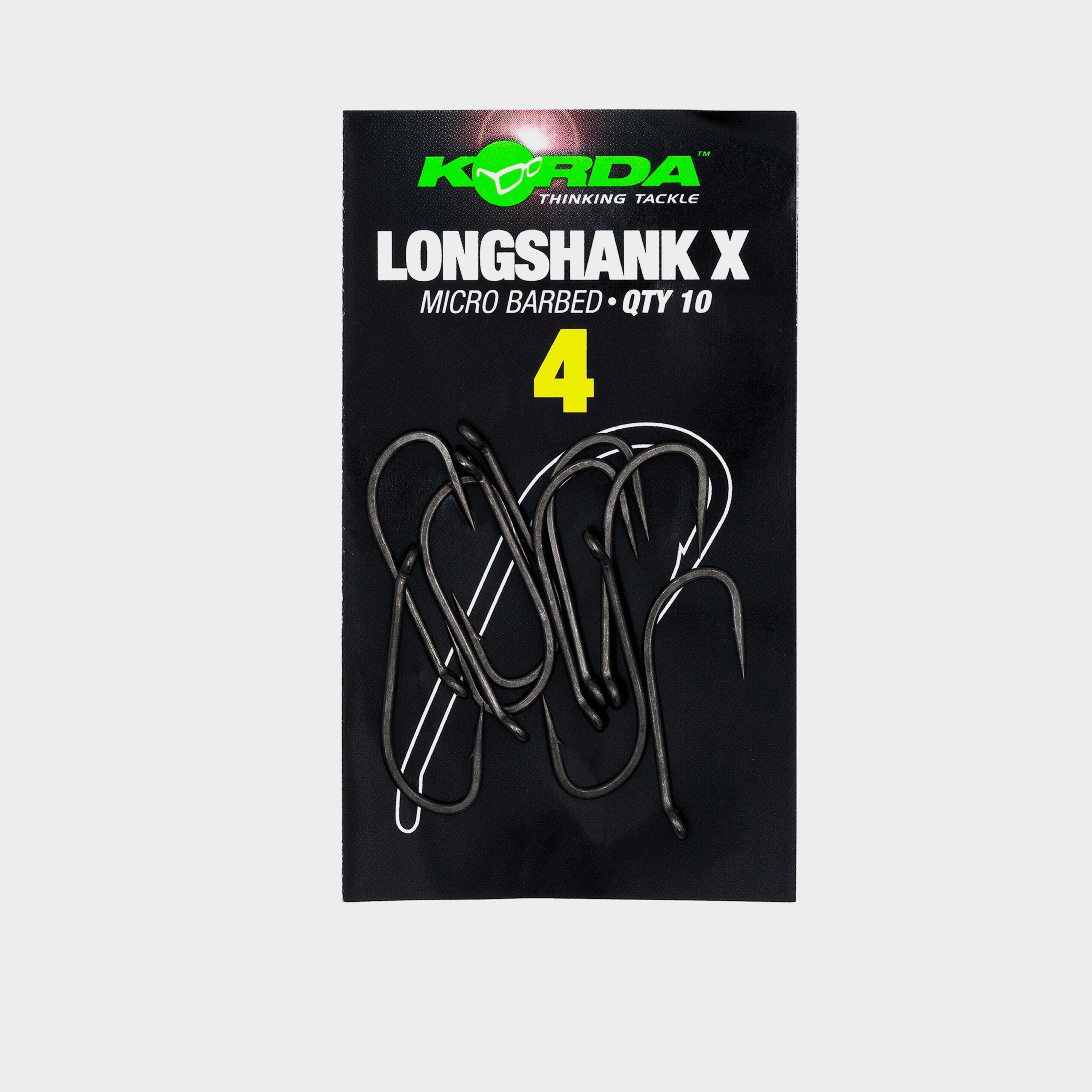 Image of Korda Long Shank X Size 4 - Black, Black