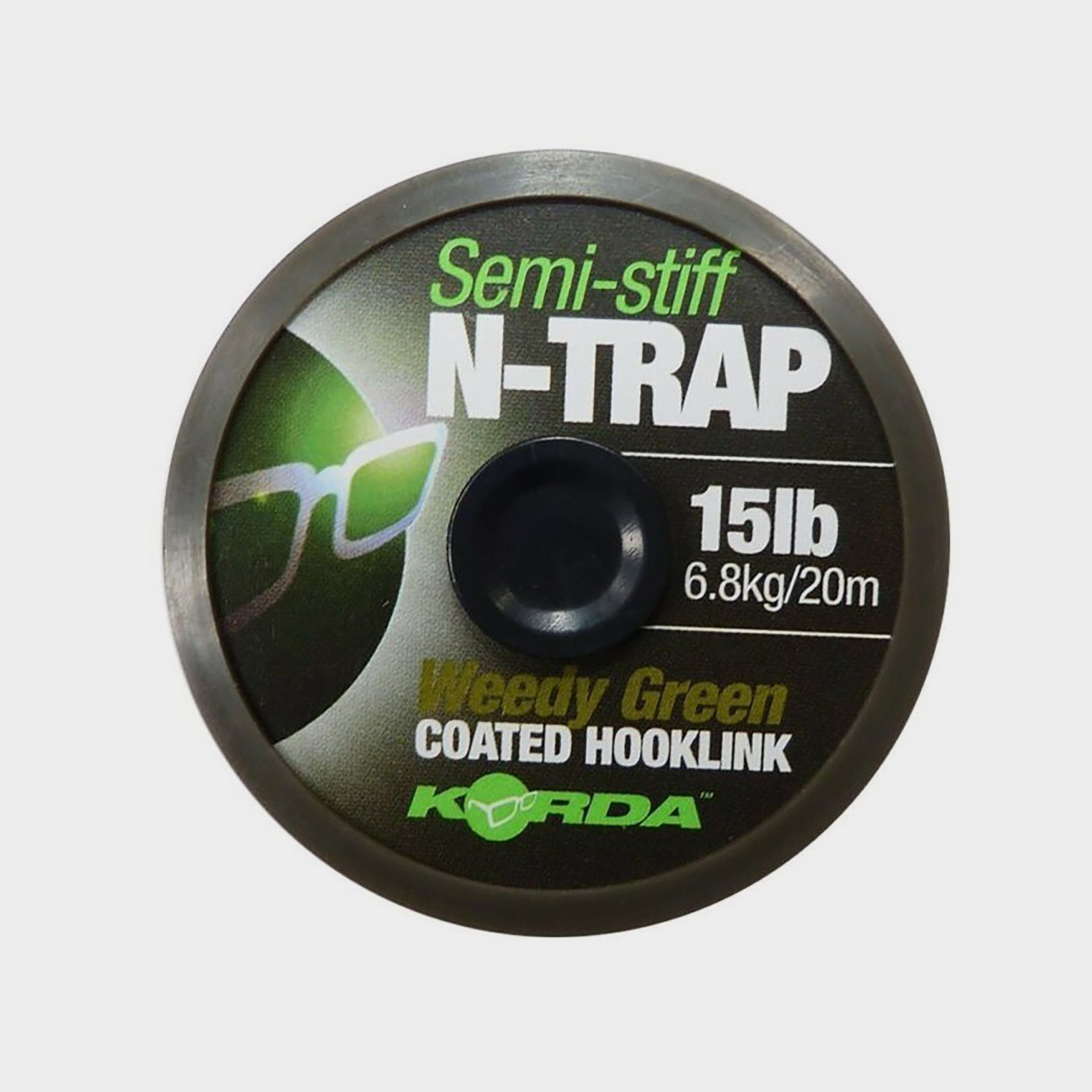 Image of Korda N-Trap Semi Stiff 15Lb Weed Green, SEMI