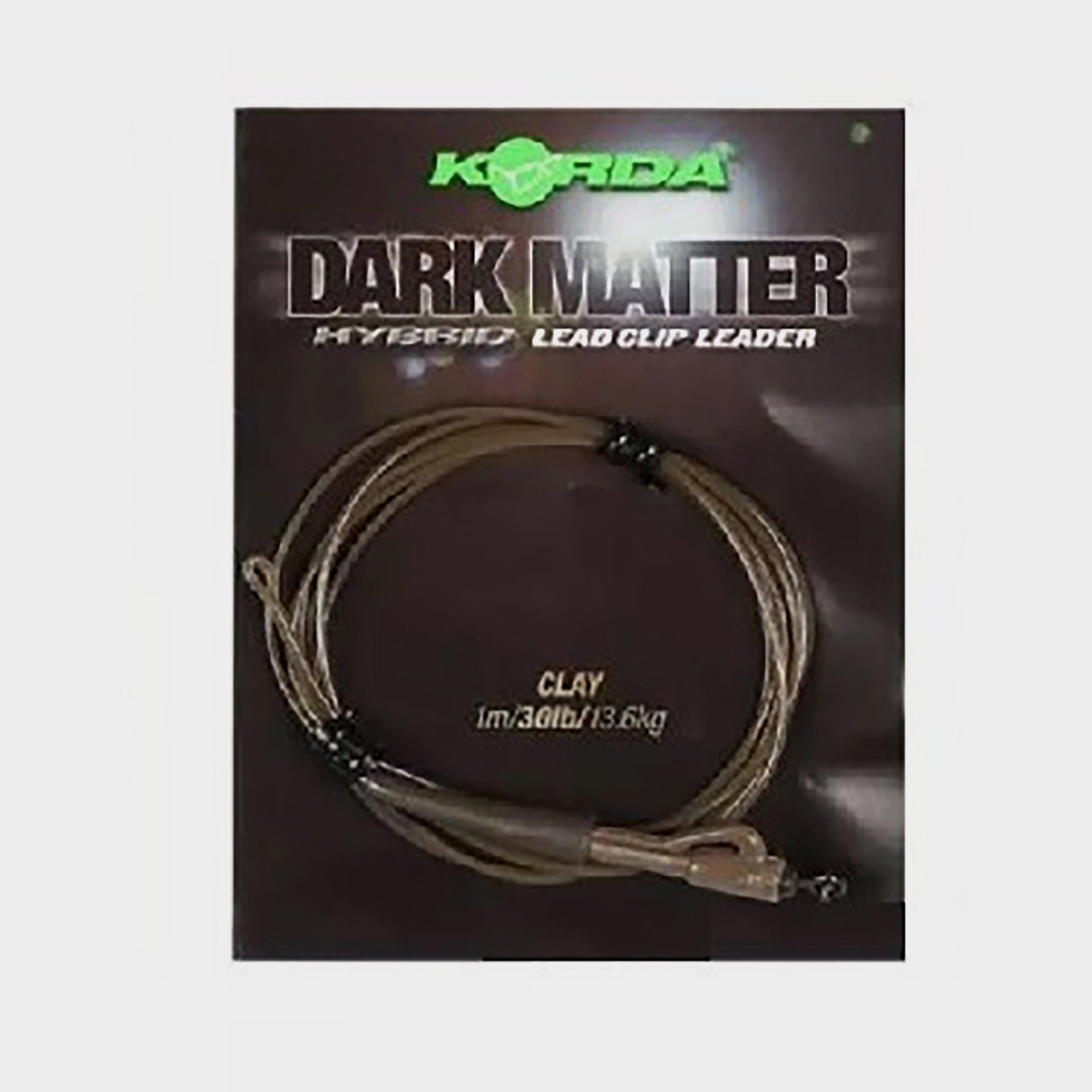 Image of Korda Safezone Dark Matter Leader Hybrid Lead Clip Clear 30Lb - Clay, CLAY