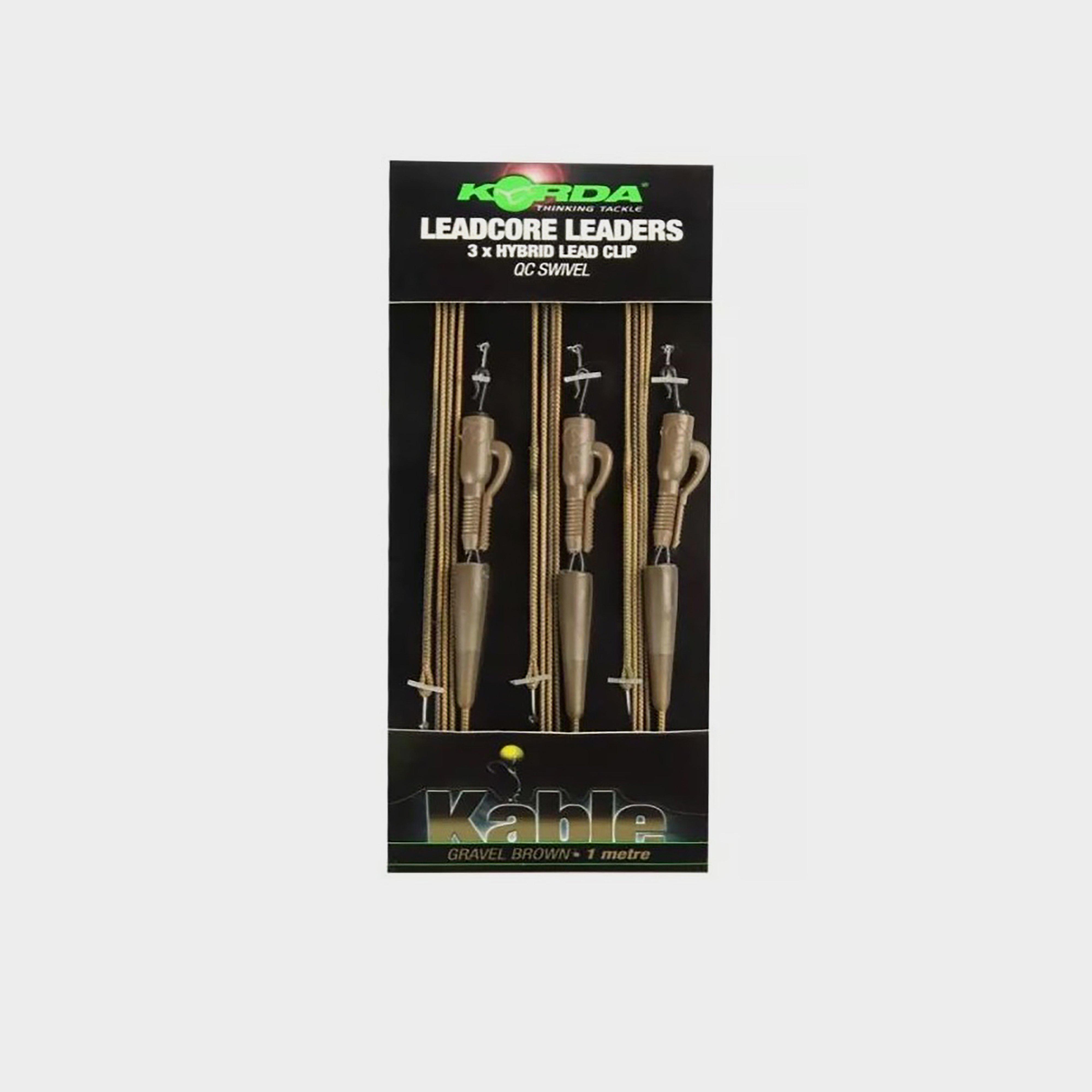 Image of Korda Leadcore Leaders - Hybrid Lead Clip Qc Swivel Gravel - Ldrs, LDRS