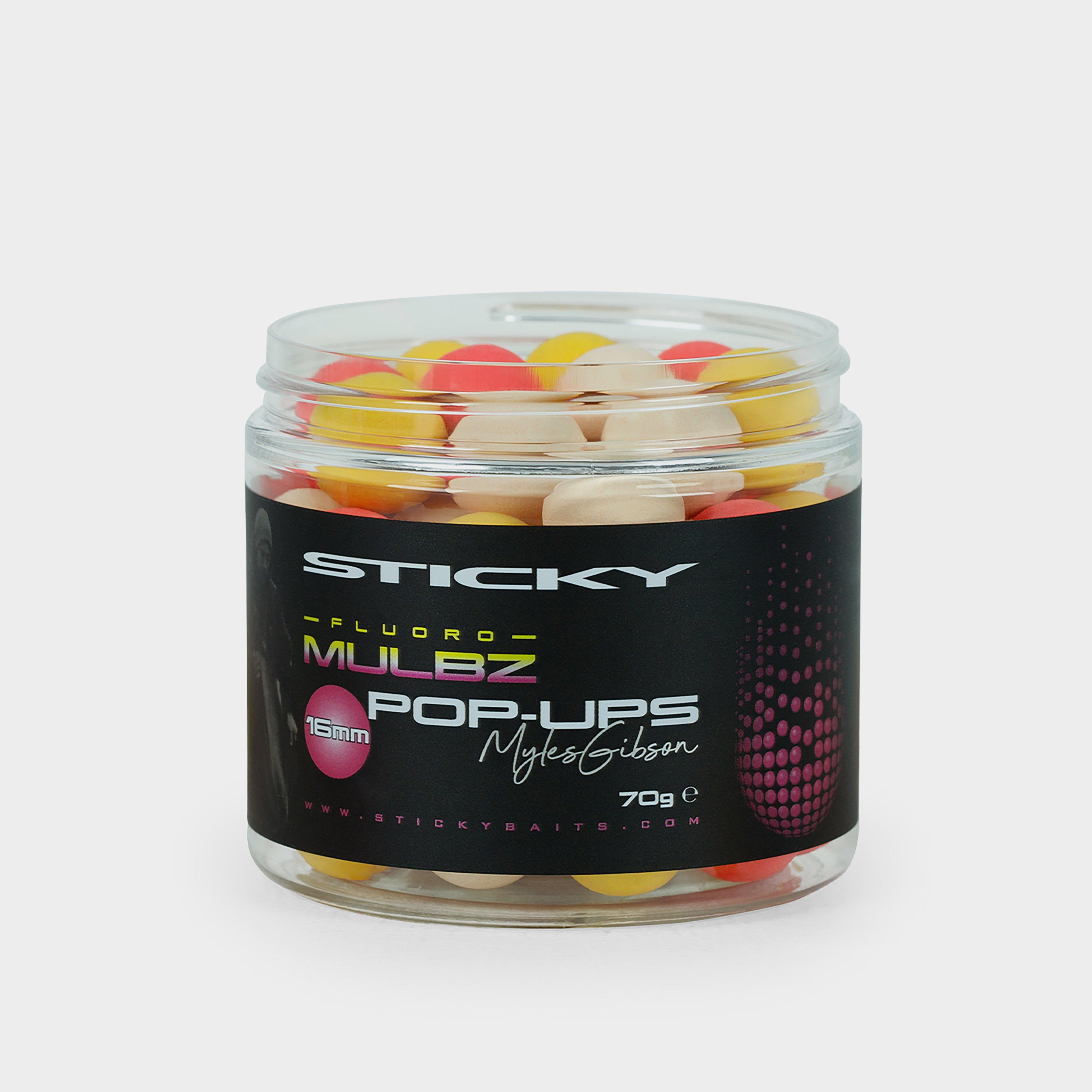 Image of Sticky Baits Mulbz Pop-Ups Fluoro 16Mm, FLUORO