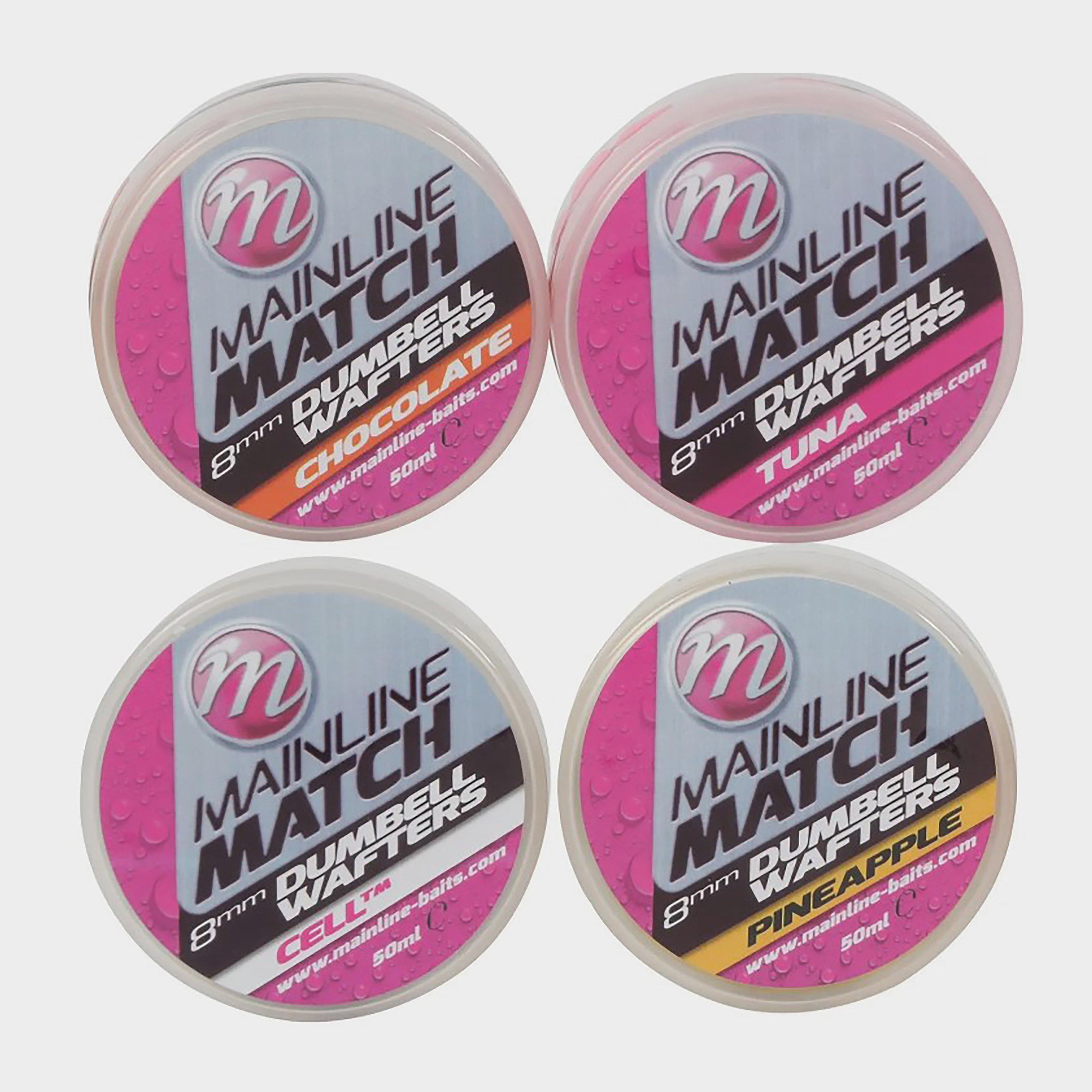 Image of Mainline Match Dumbell Wafters In White Cell (6Mm ), WAFTERS