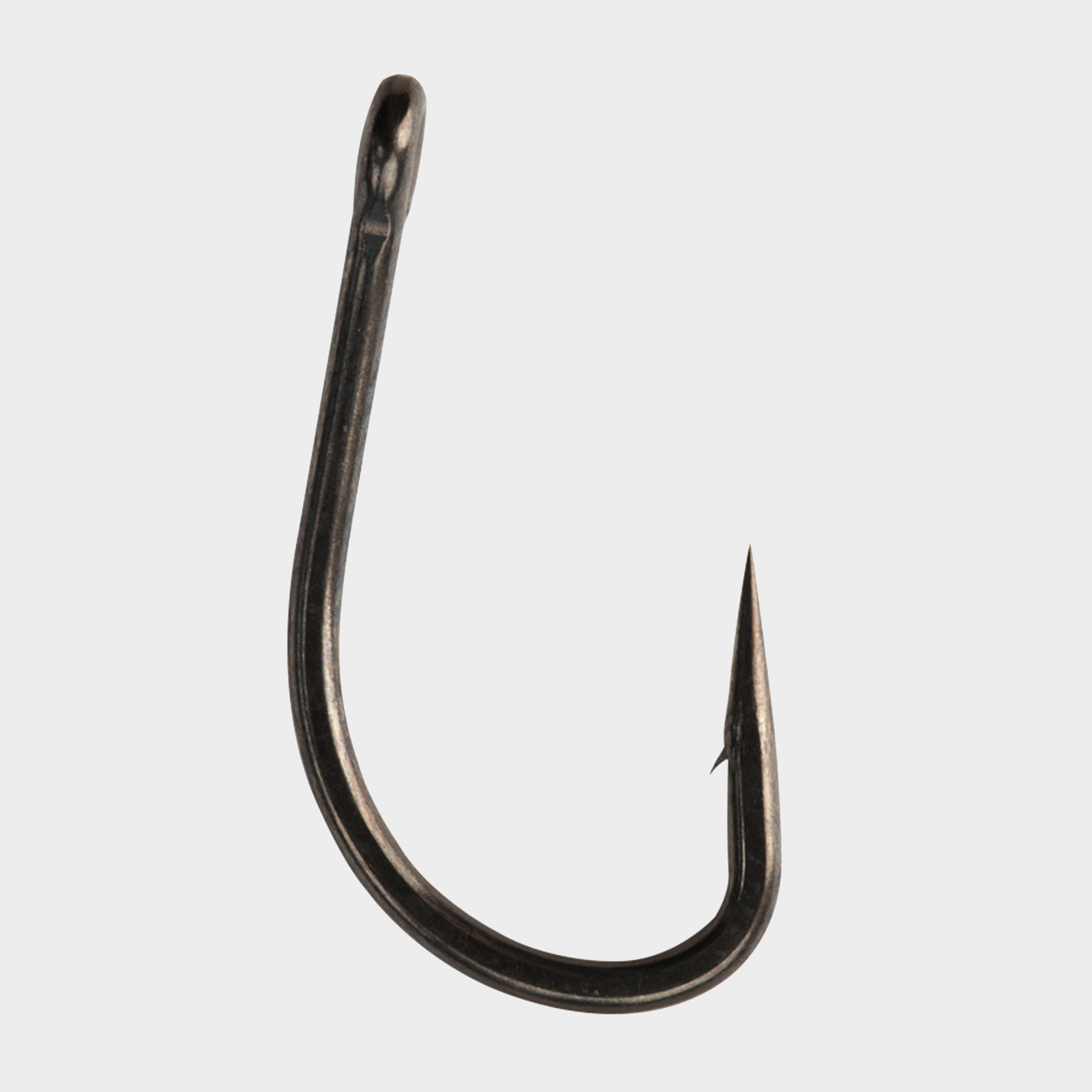 Image of Thinking Angler Straight Eye Hook Size 7 (Barbed) - Black, Black