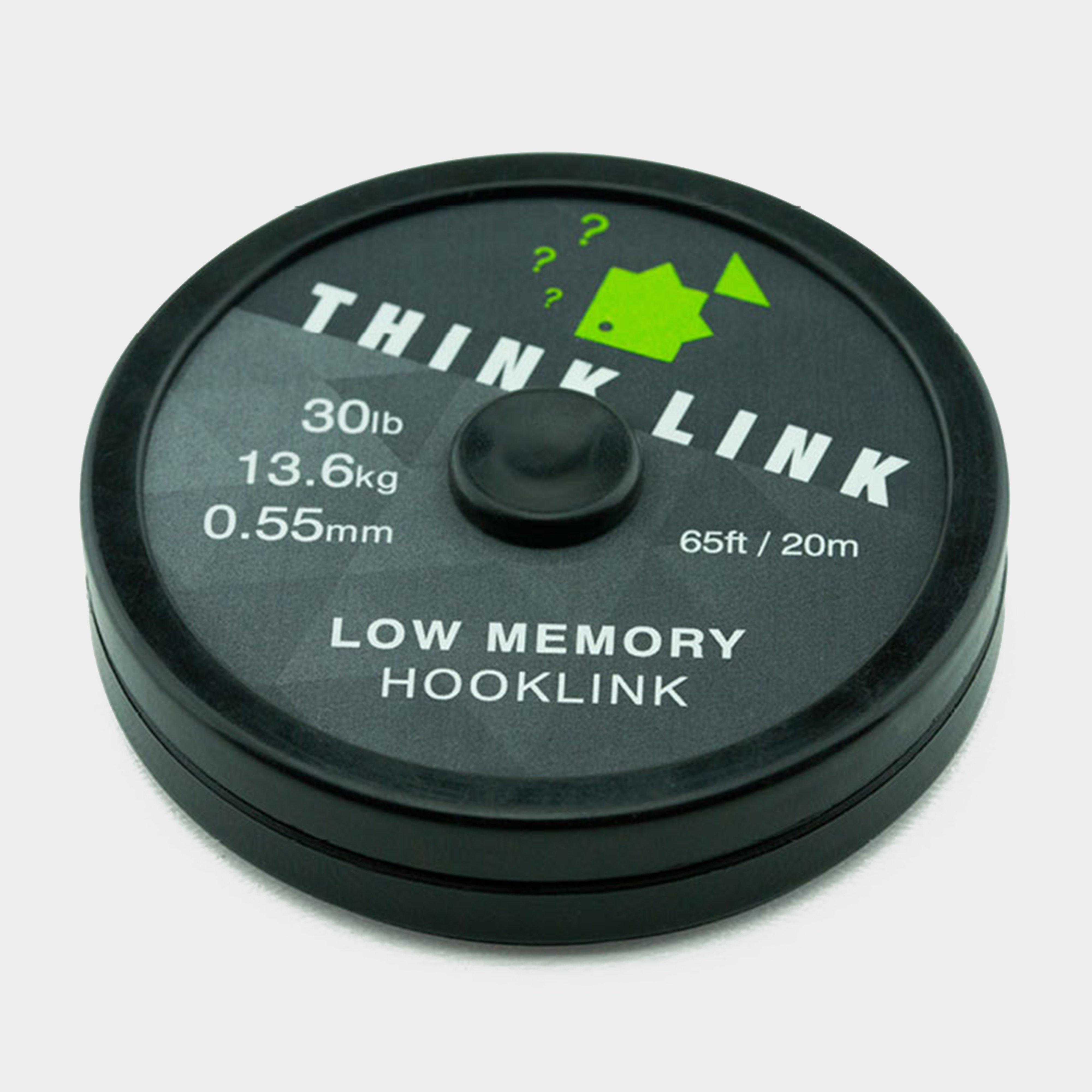 Image of Thinking Angler Think Link Low Memory Hooklink 30Lb (0.50Mm) 20M - Black, Black