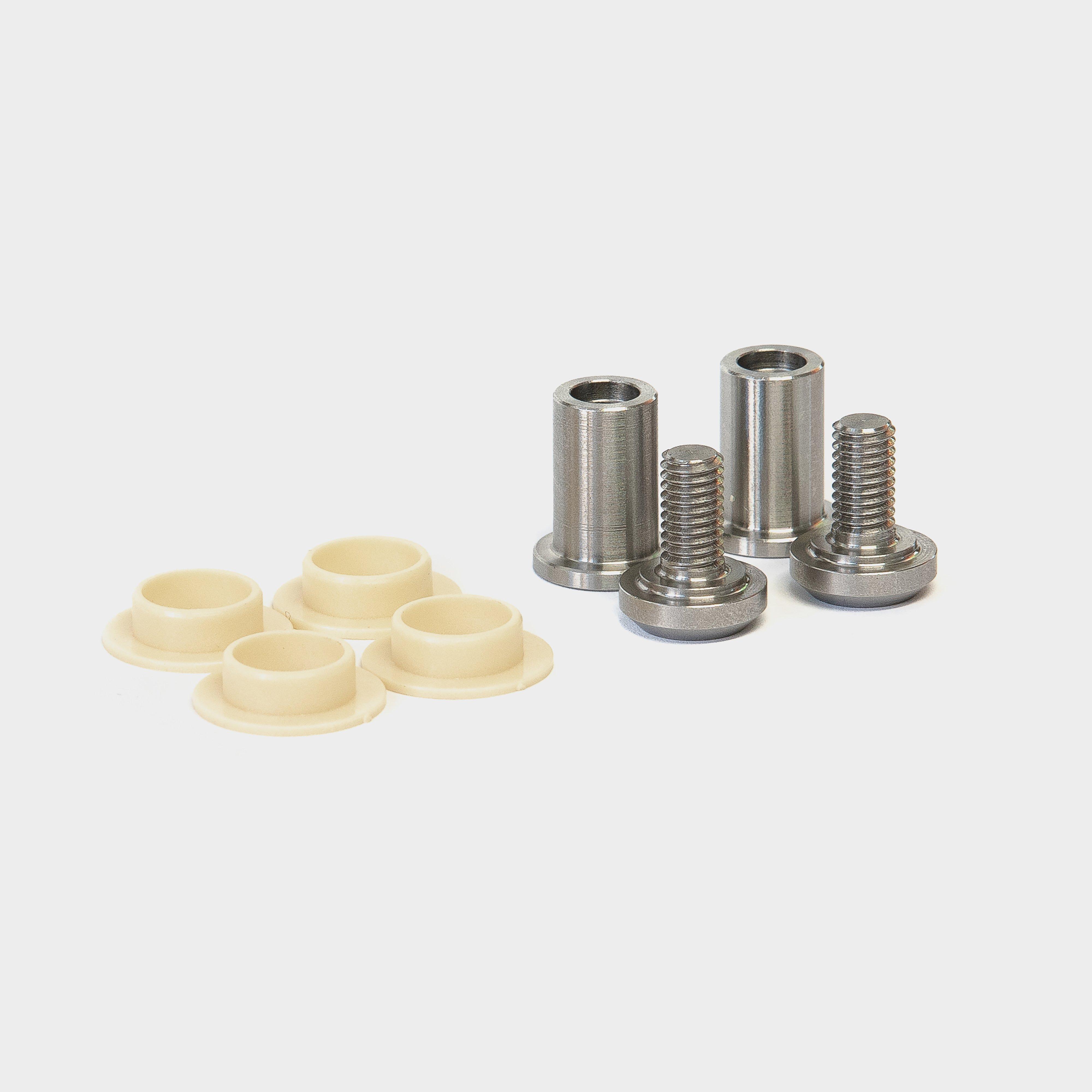 Image of Calibre Bossnut & Triple B Chainstay & Seatstay Pivot Bolt Kit - Silver, Silver