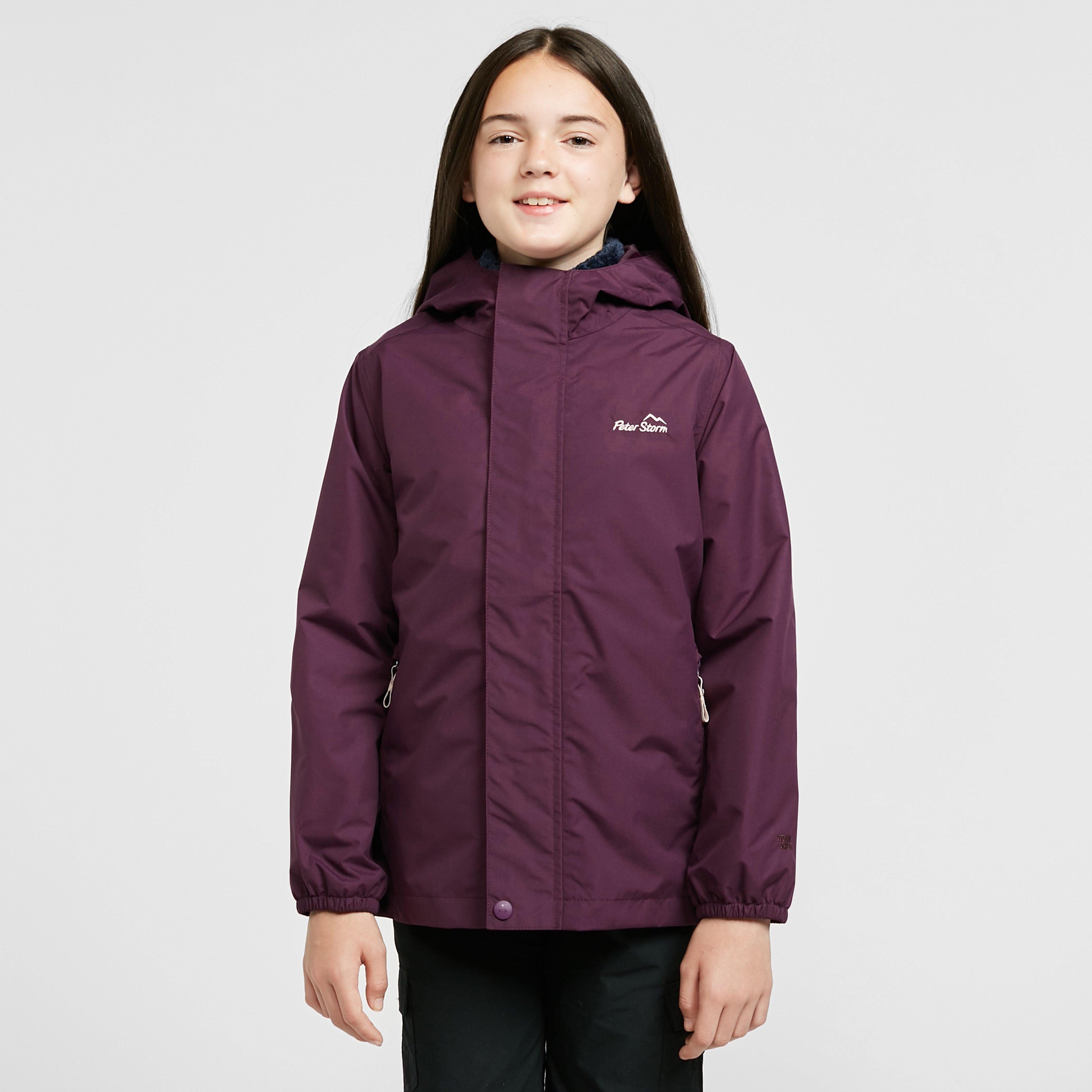 Image of Peter Storm Kids Everyday Waterproof Jacket Purple, Purple