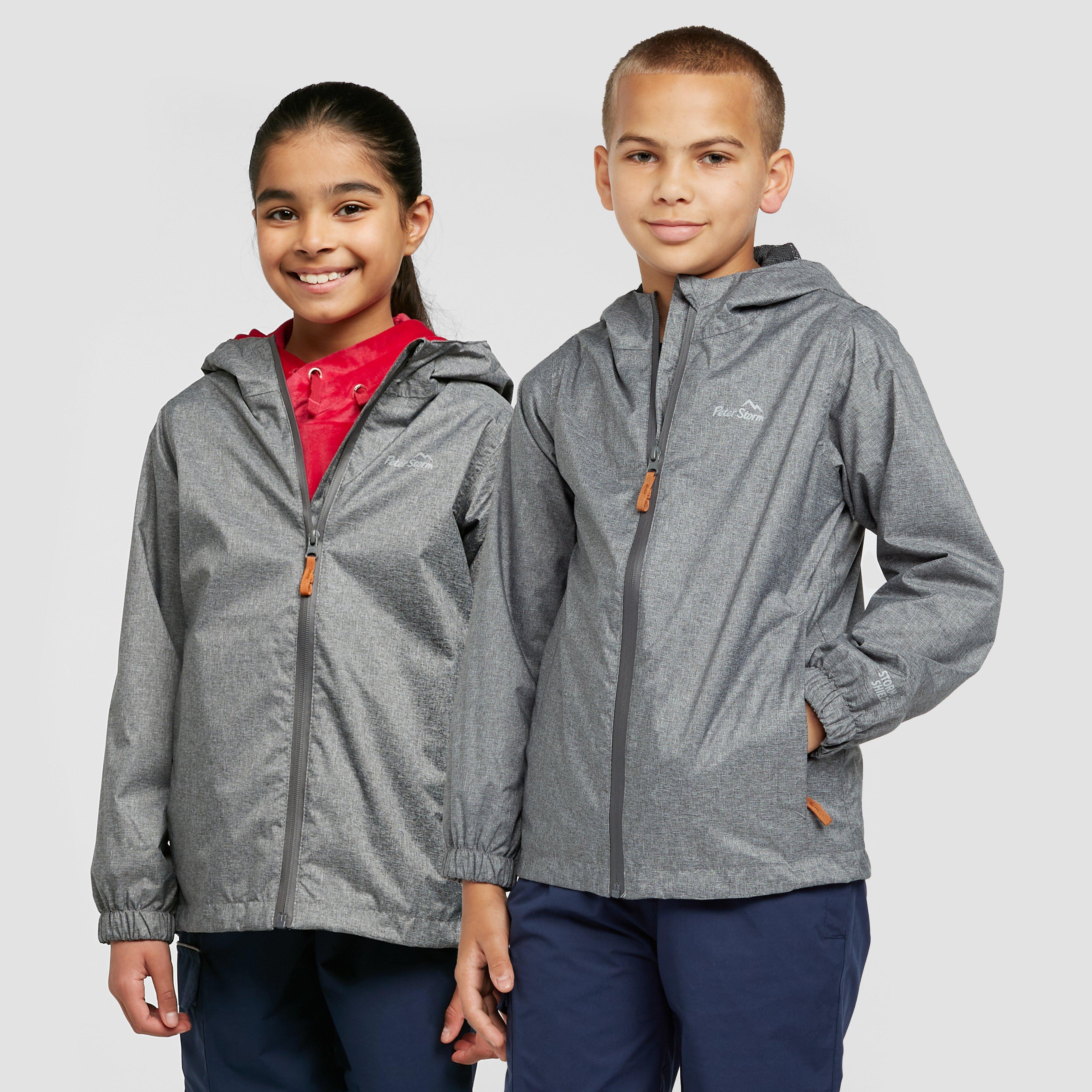 Image of Peter Storm Junior Mini Tornado Waterproof Jacket - Grey, Grey