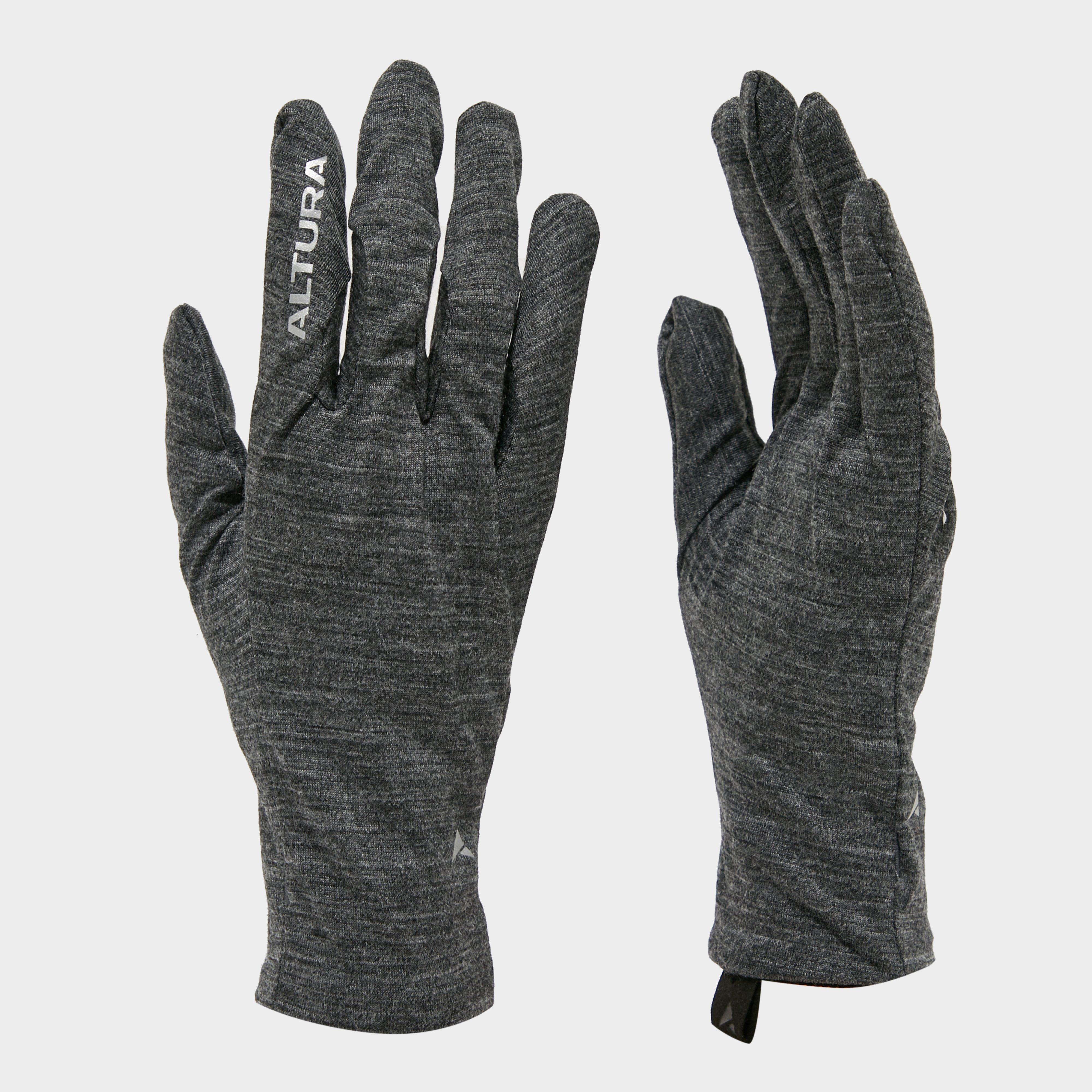 Image of Altura Merino Liner Gloves - Grey, GREY