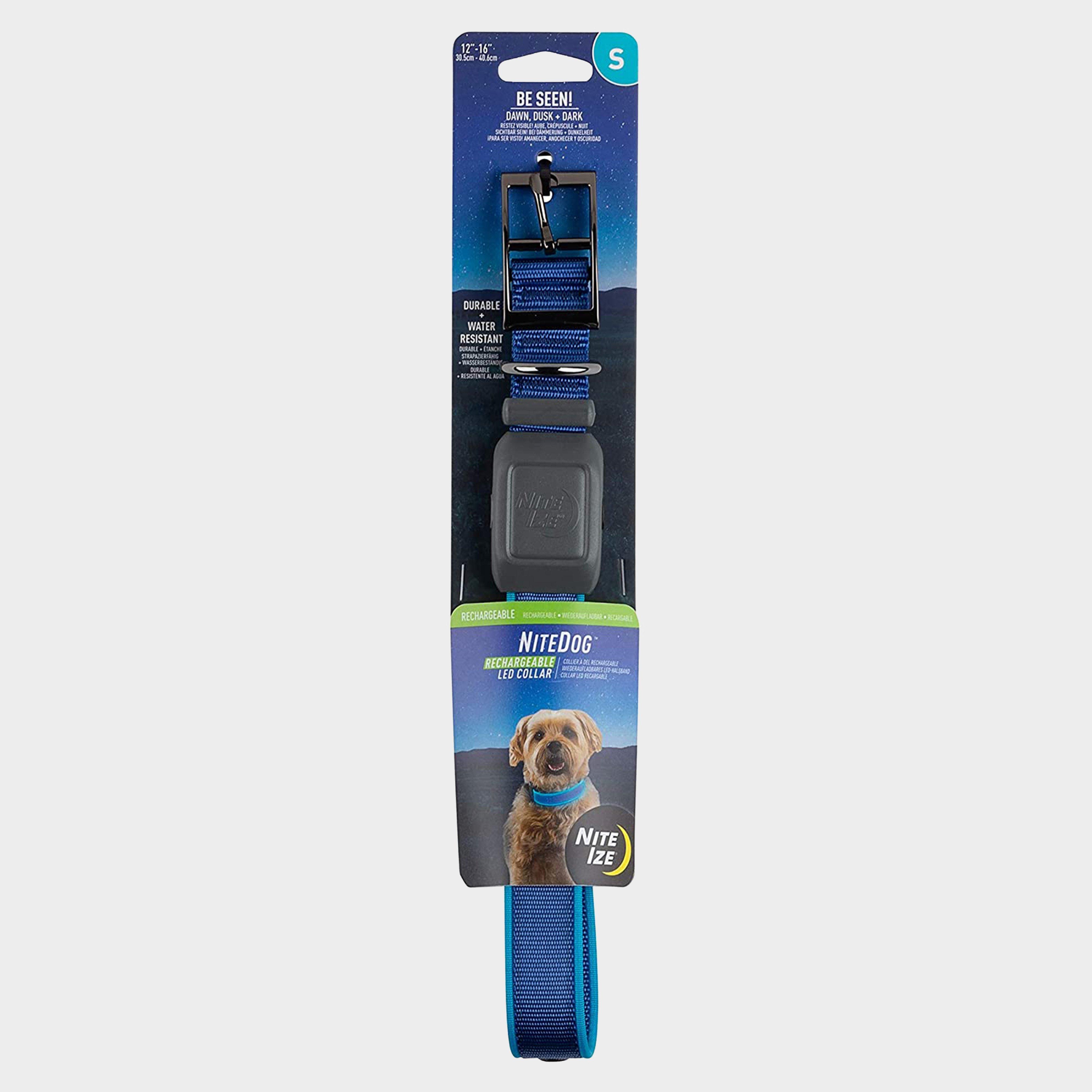 Nitedog LED Rechargeable Collar Blu, Blue from Blacks