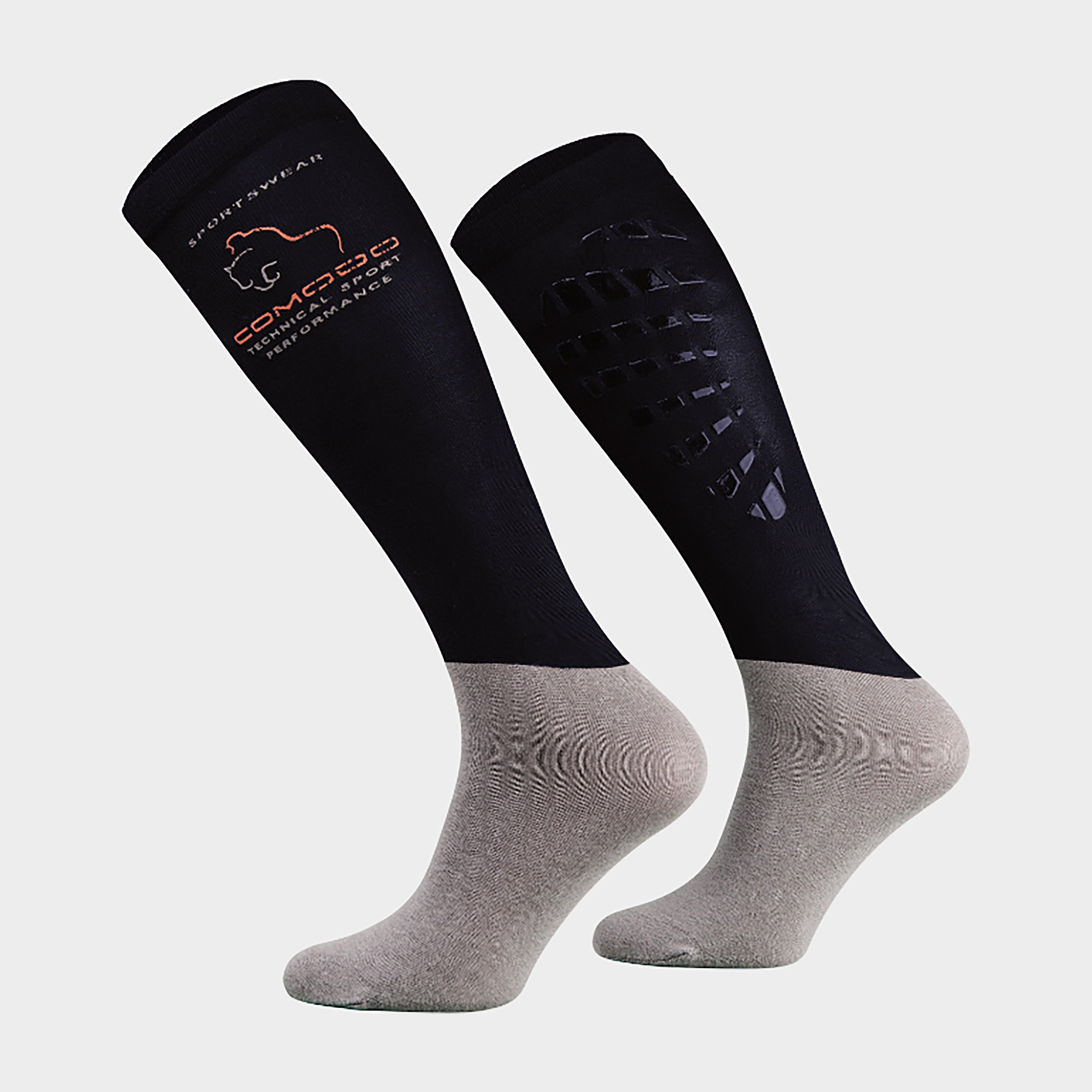 Image of Comodo Unisex Silicone Grip Socks - Navy, NAVY