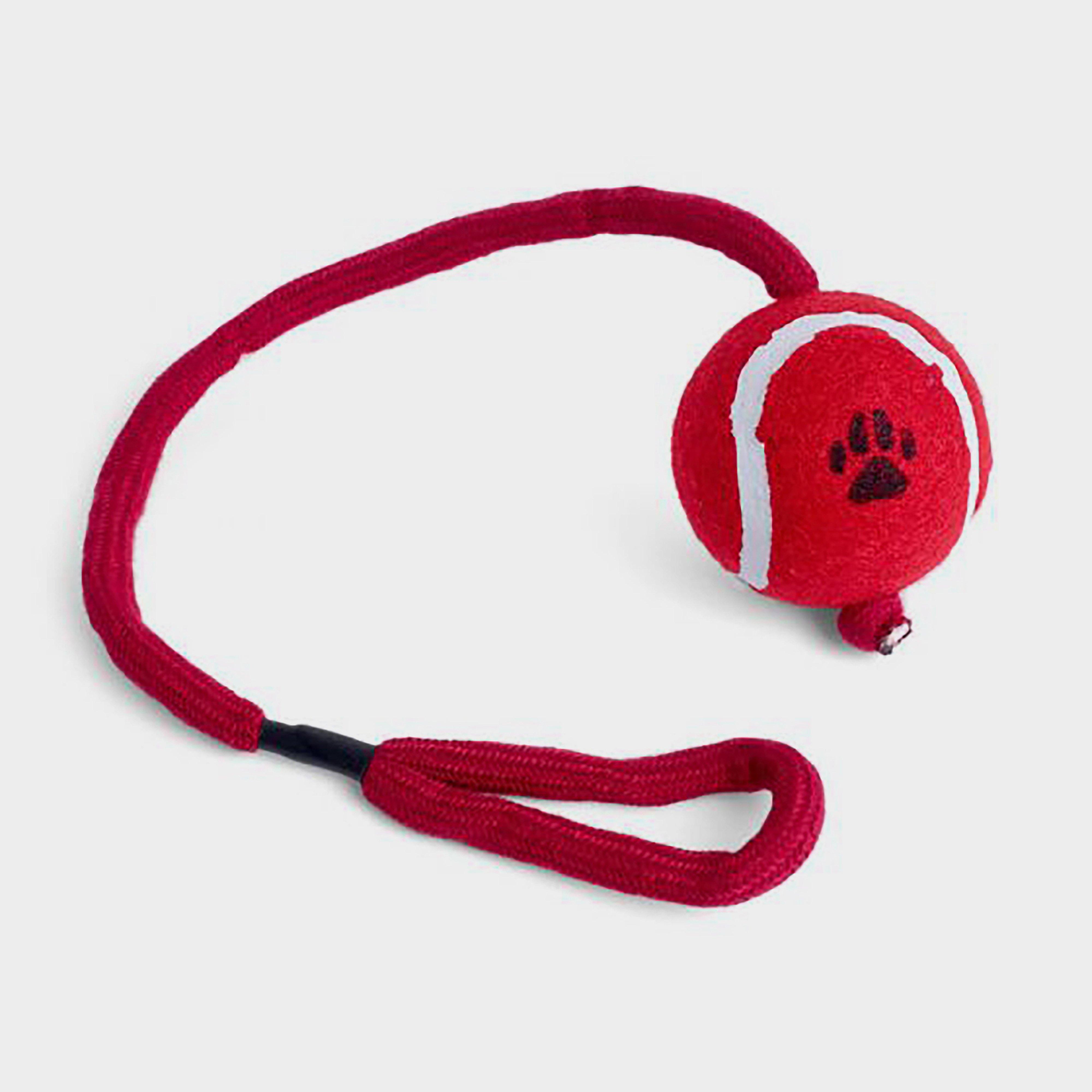 Image of Petface Ball On A Rope - Red, Red