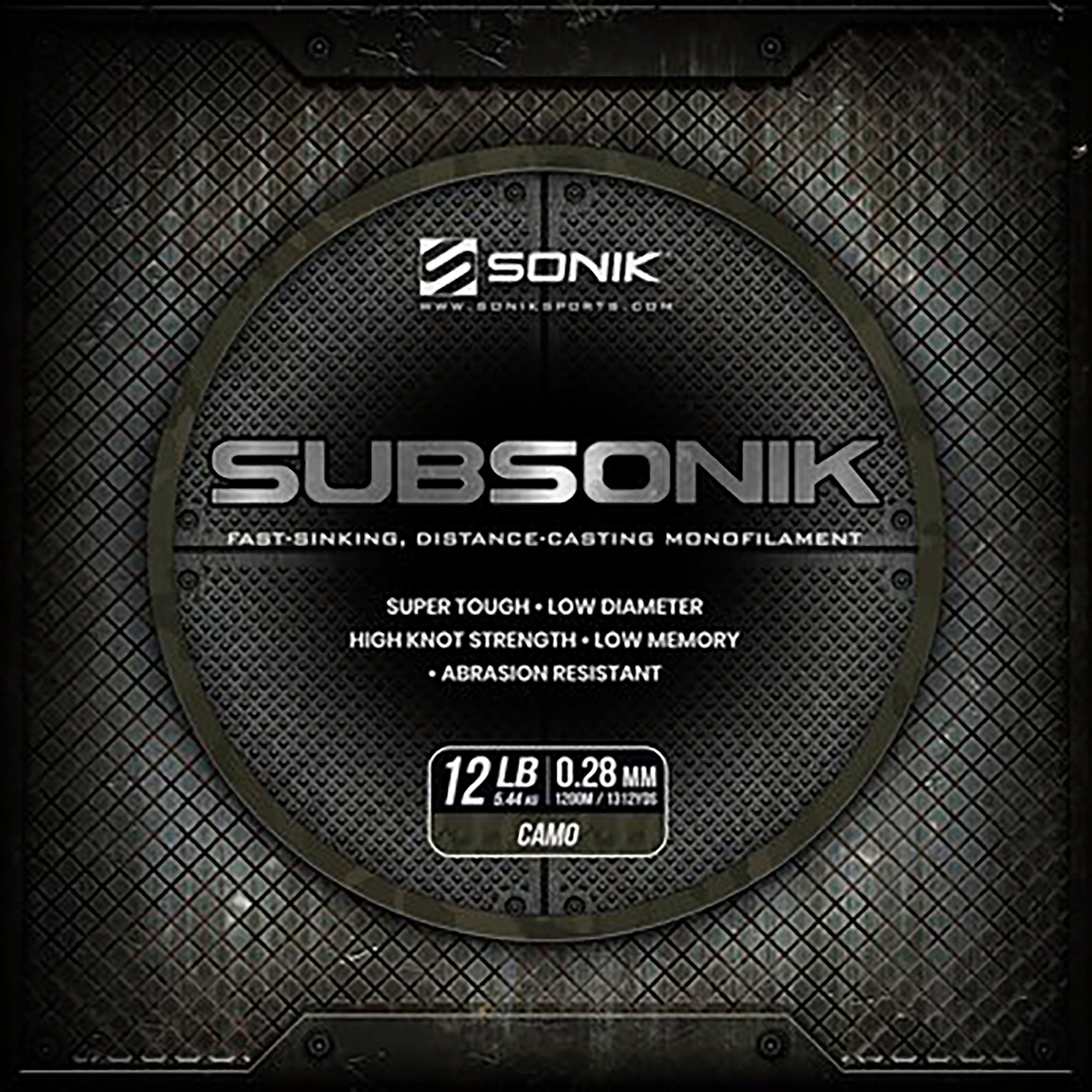 Image of Sonik Camo Carp Mono Line (12Lb) - No Colour, No Colour