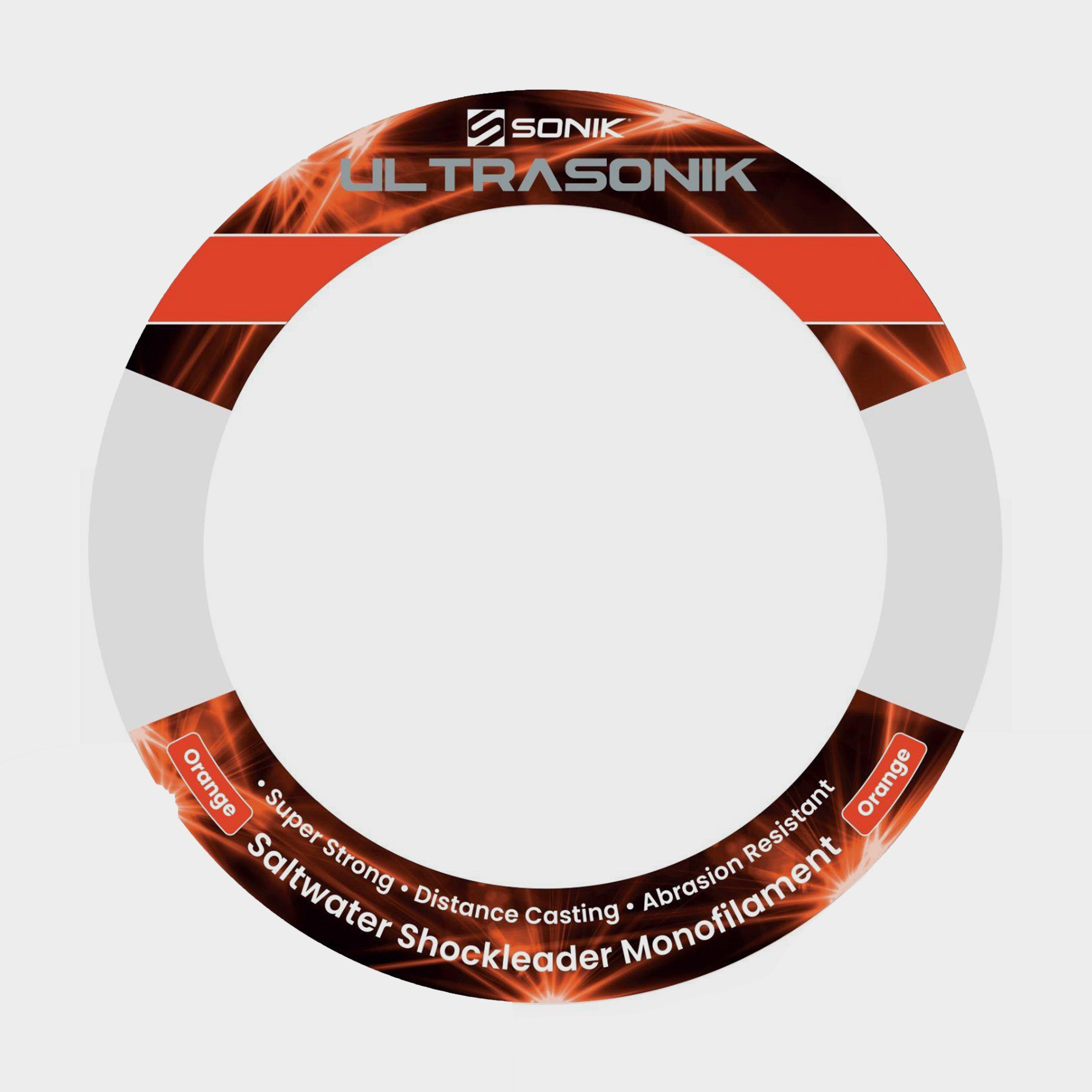 Image of Ultrasonik Shock Leader Mono 50Lb 150M Orange - No Colour, No Colour