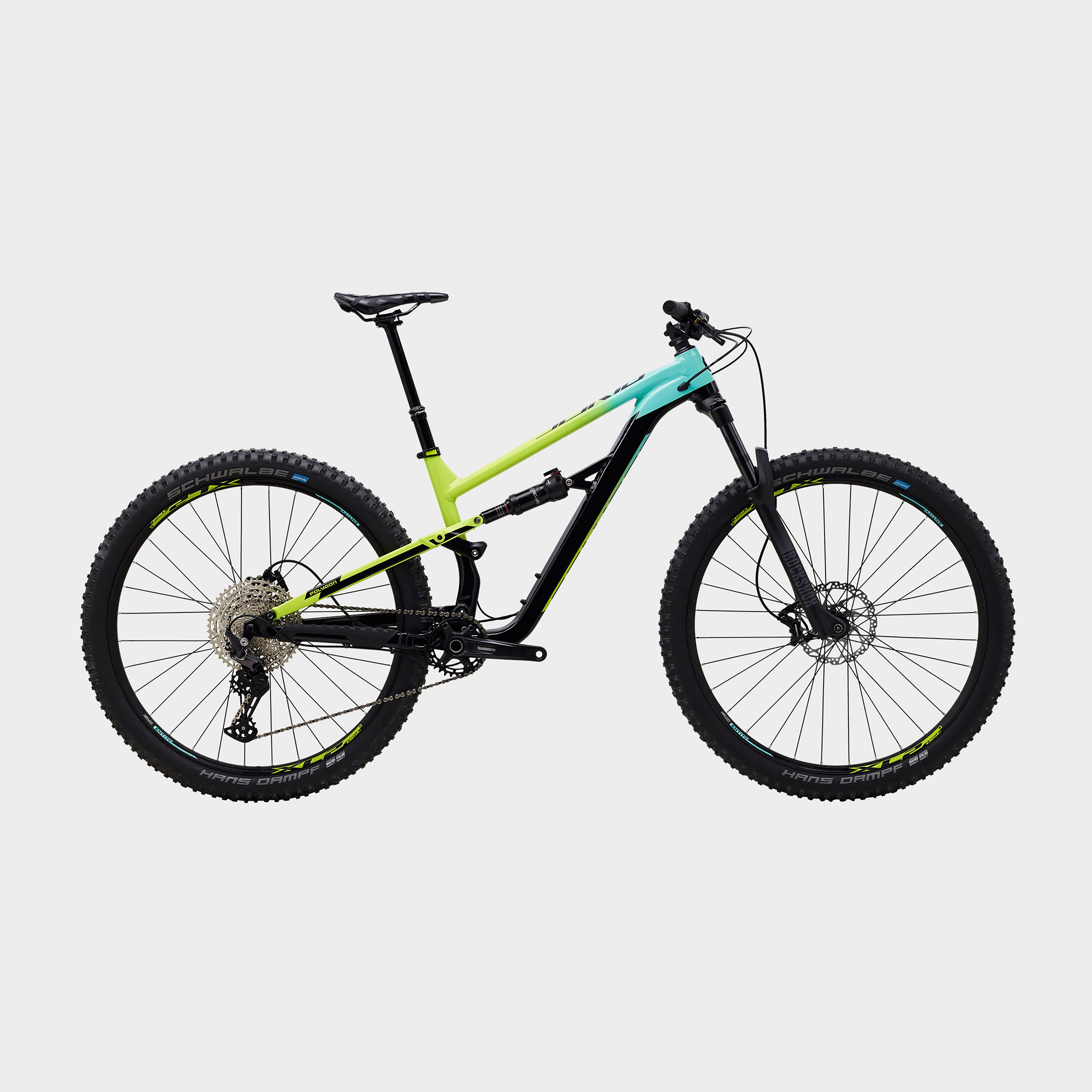 Image of Polygon Siskiu T7 27.5” Full Suspension Mountain Bike - Green, Green