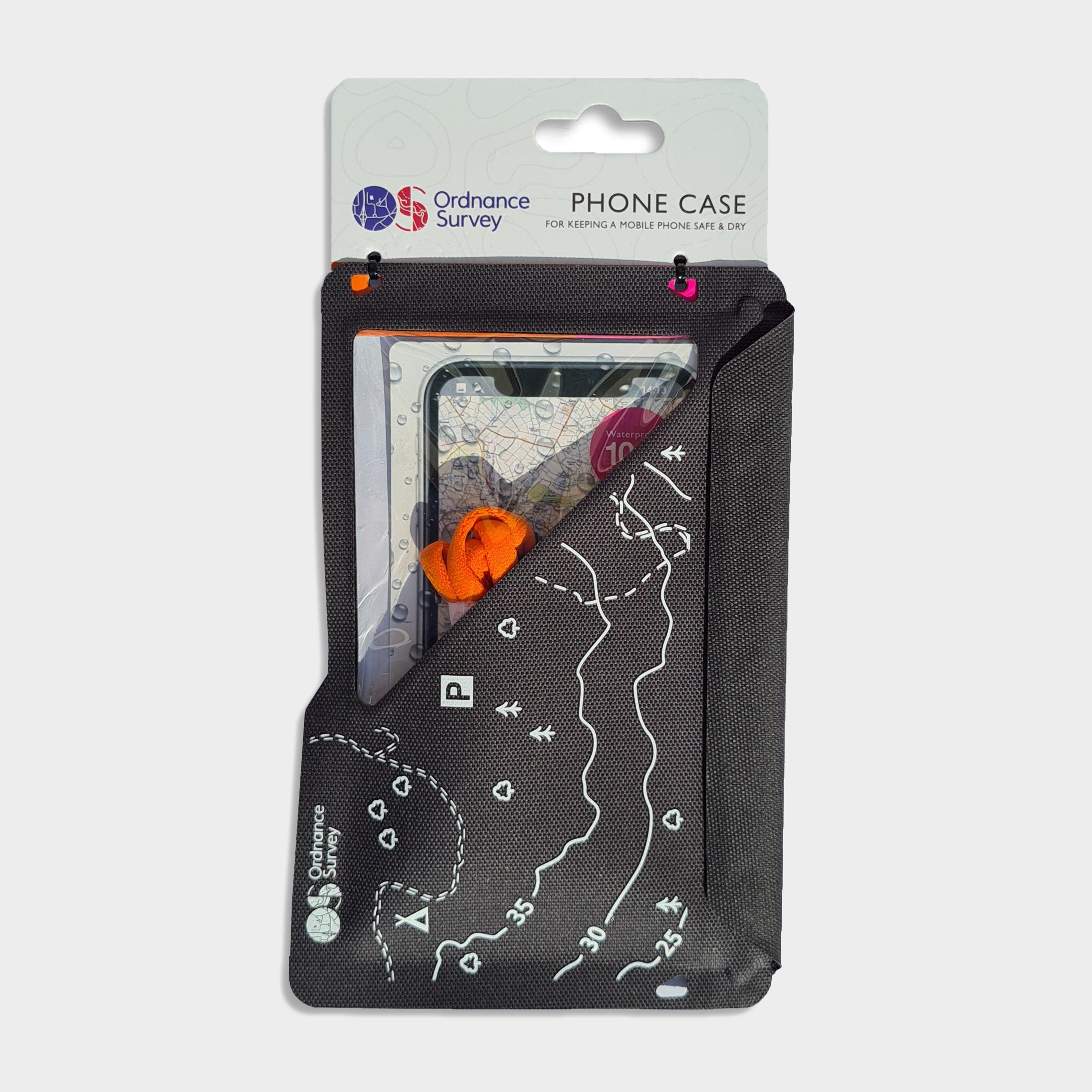 Image of Ordnance Survey Waterproof Phone Case - Grey, Grey