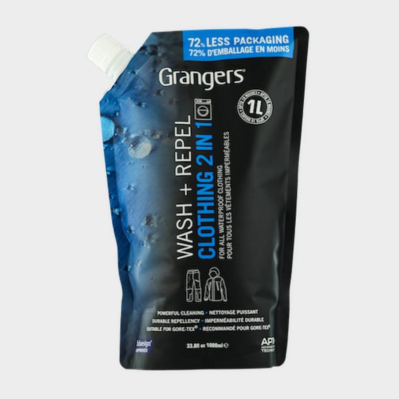 Millets Grangers Wash + Repel Clothing 2 In 1 (1 Litre) - Black, Black