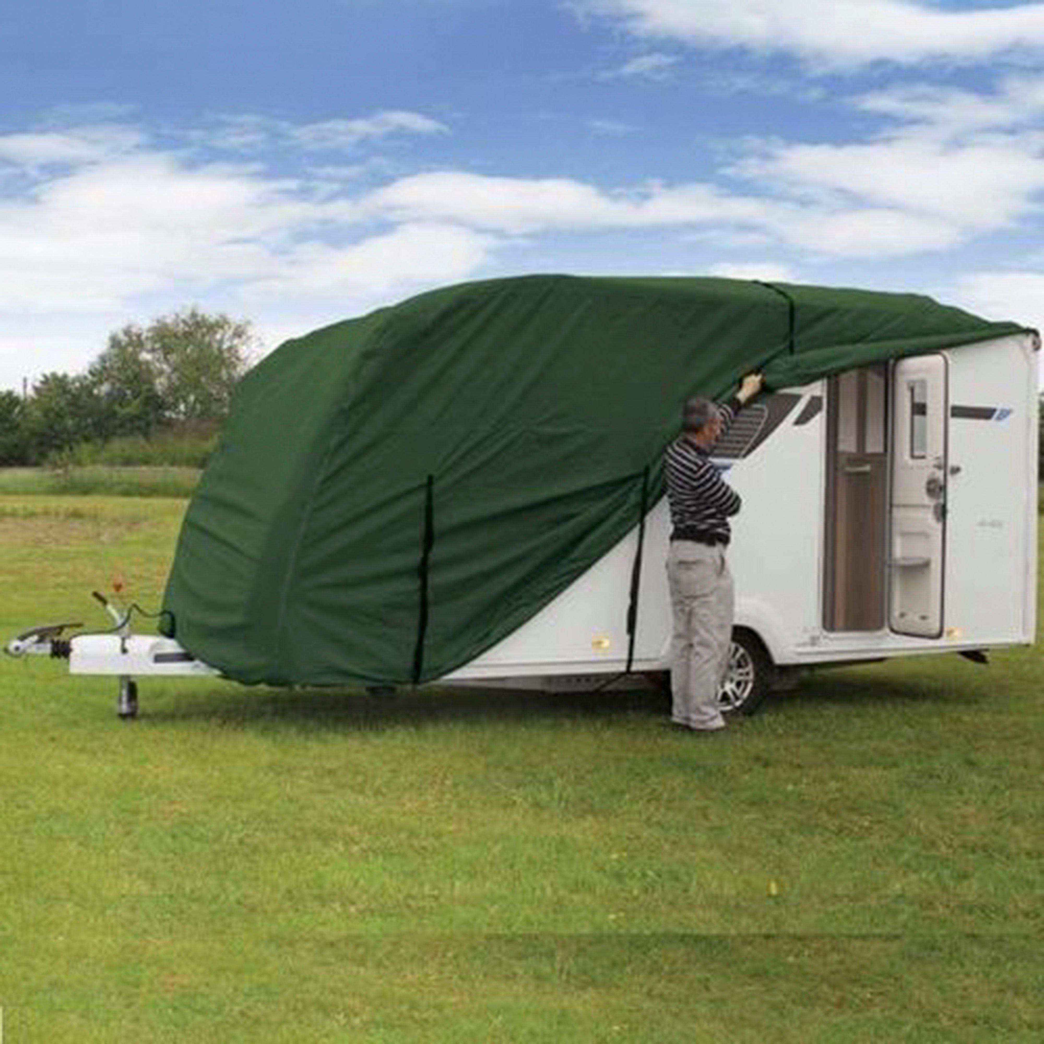 Quest Quest Caravan Cover Medium (14-17Ft) - Green, Green Quest Quest Caravan Cover Medium (14-17Ft) - Green, Green