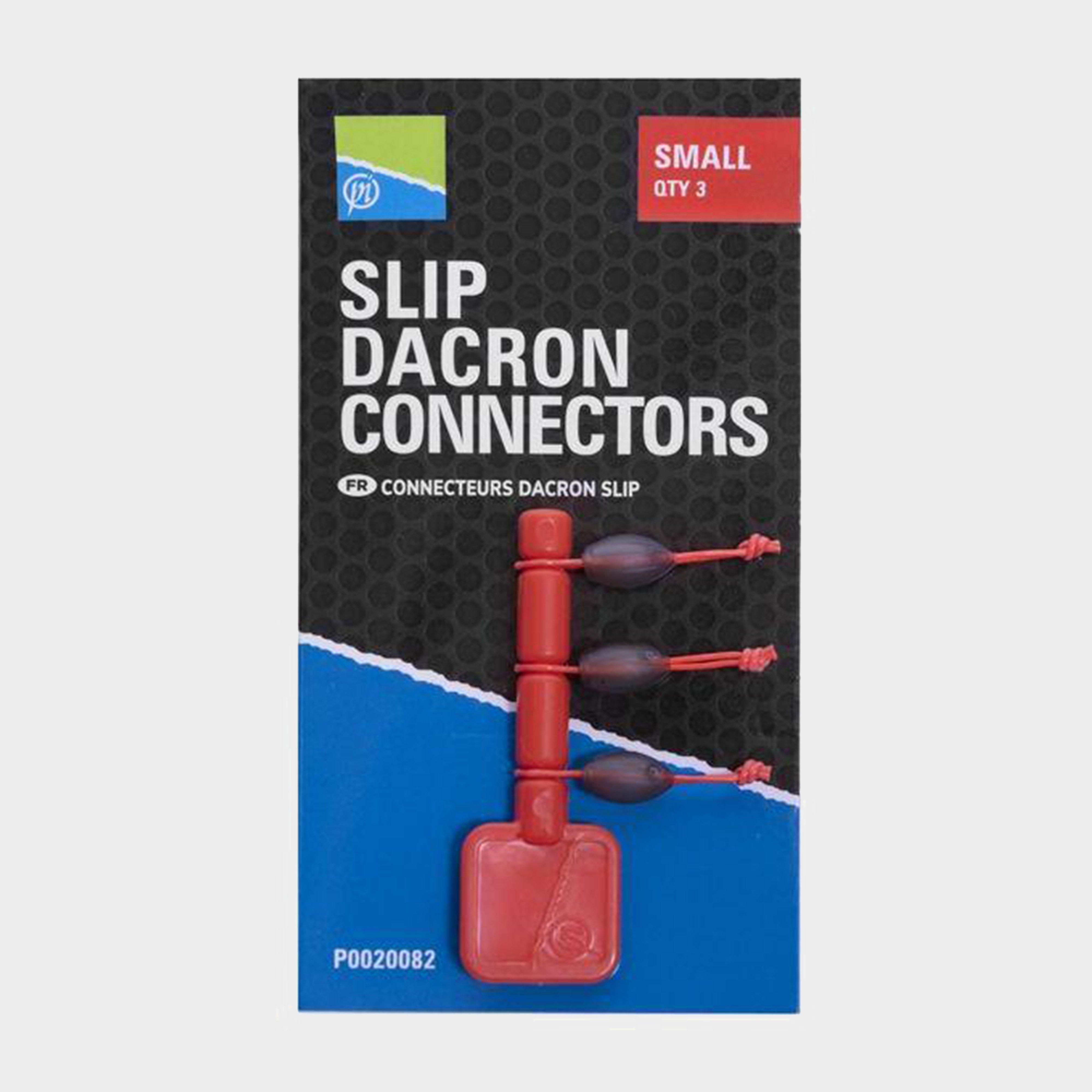 Image of Preston Innovation Slip Dacron Connectors - Medium - Red, Red