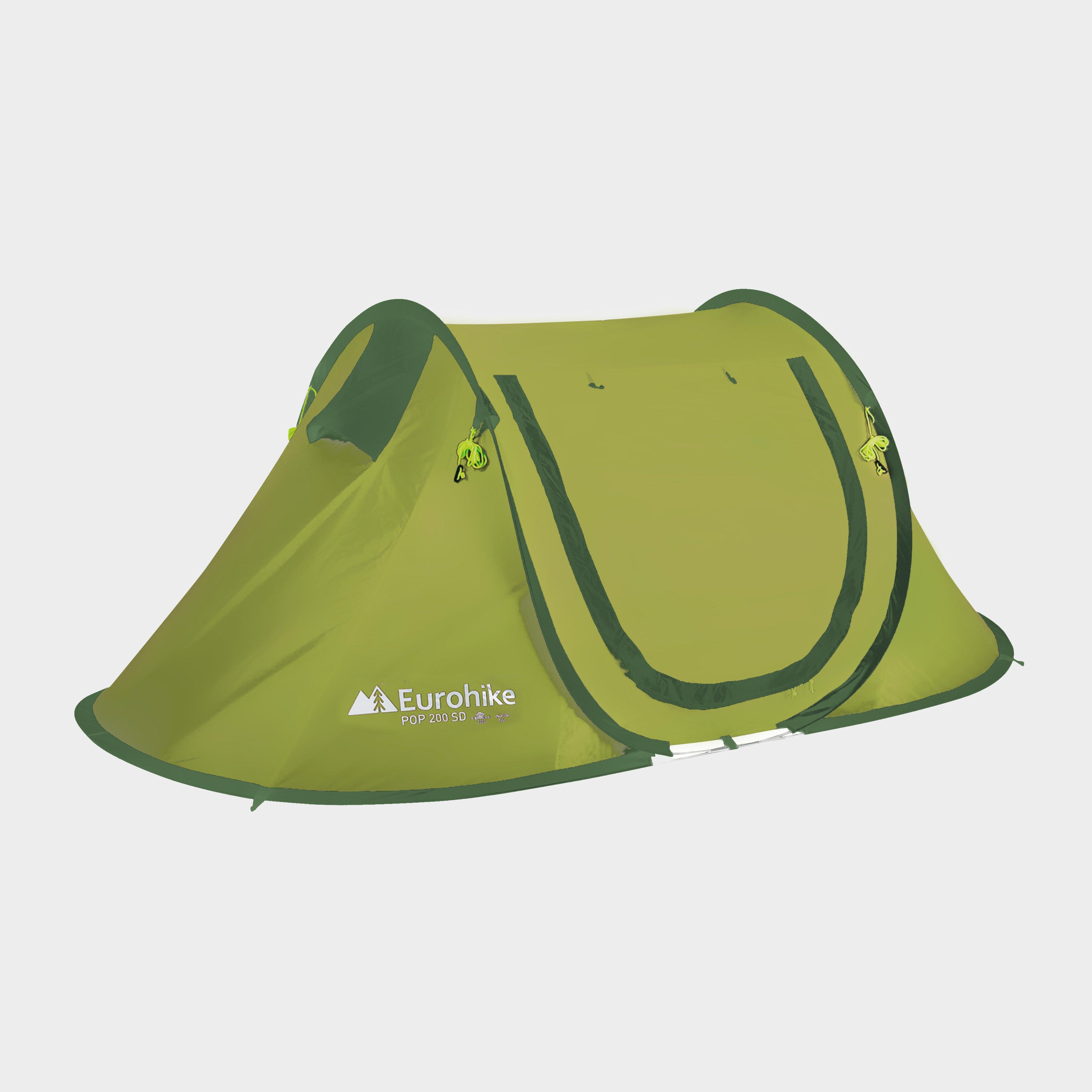 Image of Eurohike Pop 200 2 Person Tent - Green, Green