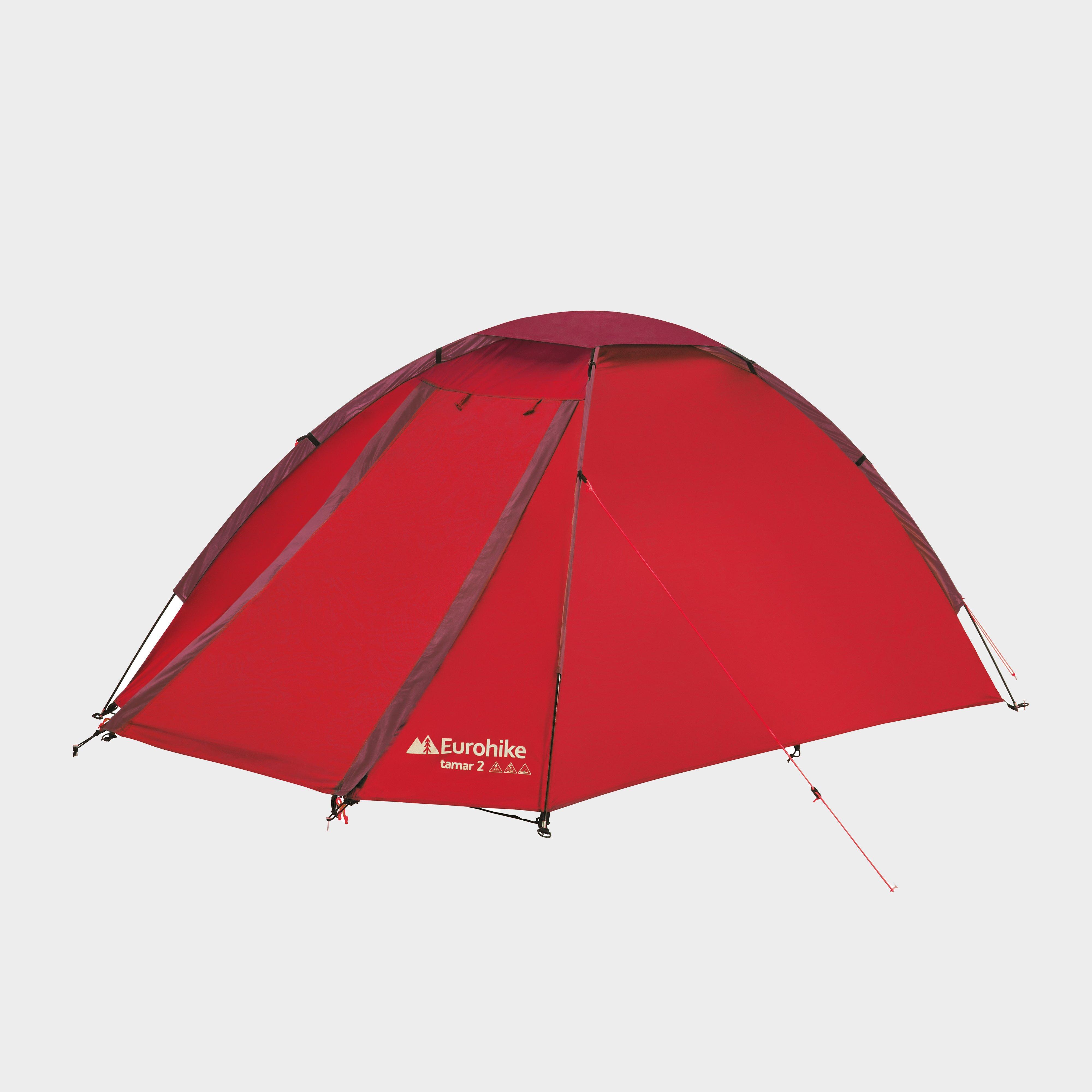 Image of Eurohike Tamar 2 Tent - Red, Red