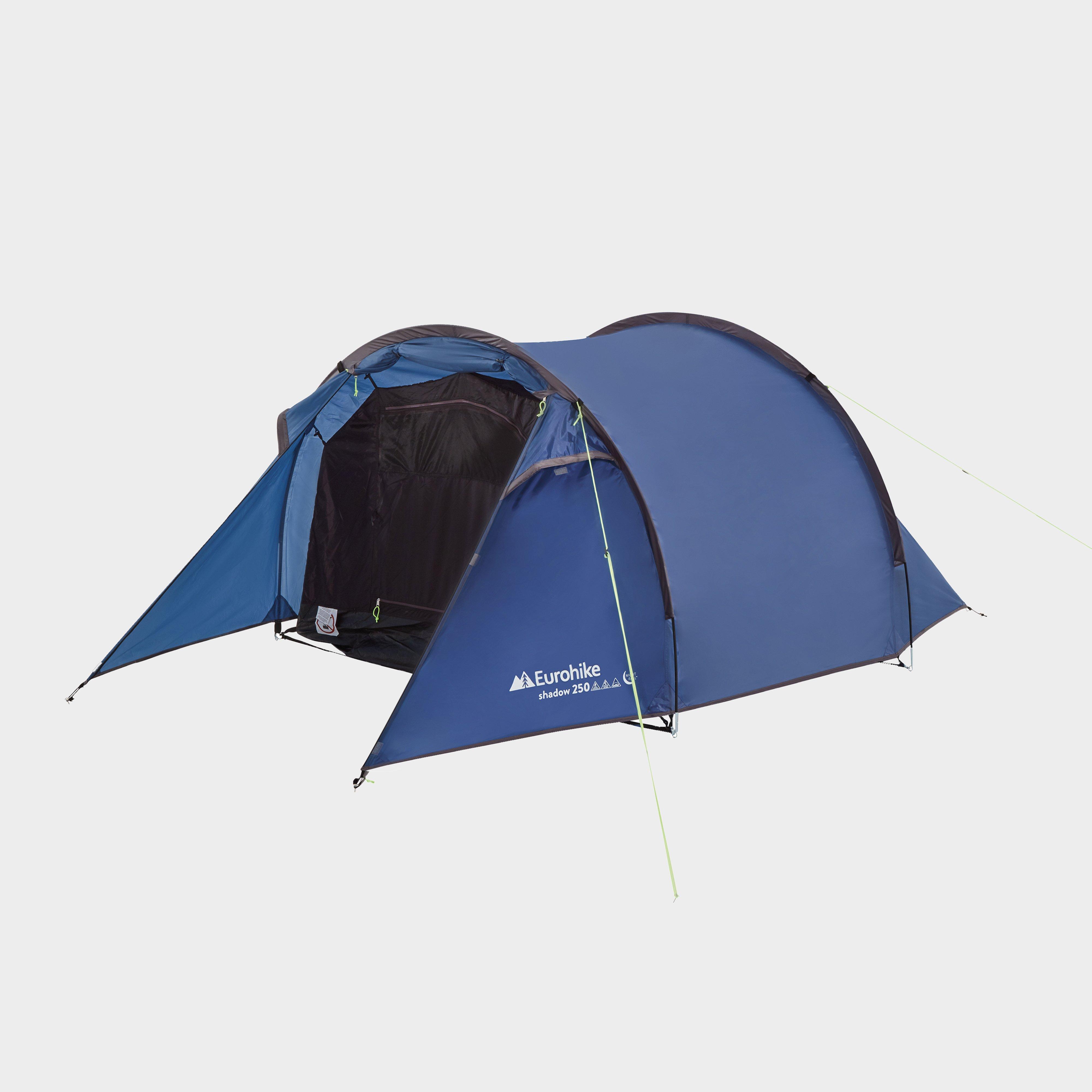 Eurohike Eurohike Shadow 250 Nightfall Tunnel Tent - Blue, Blue