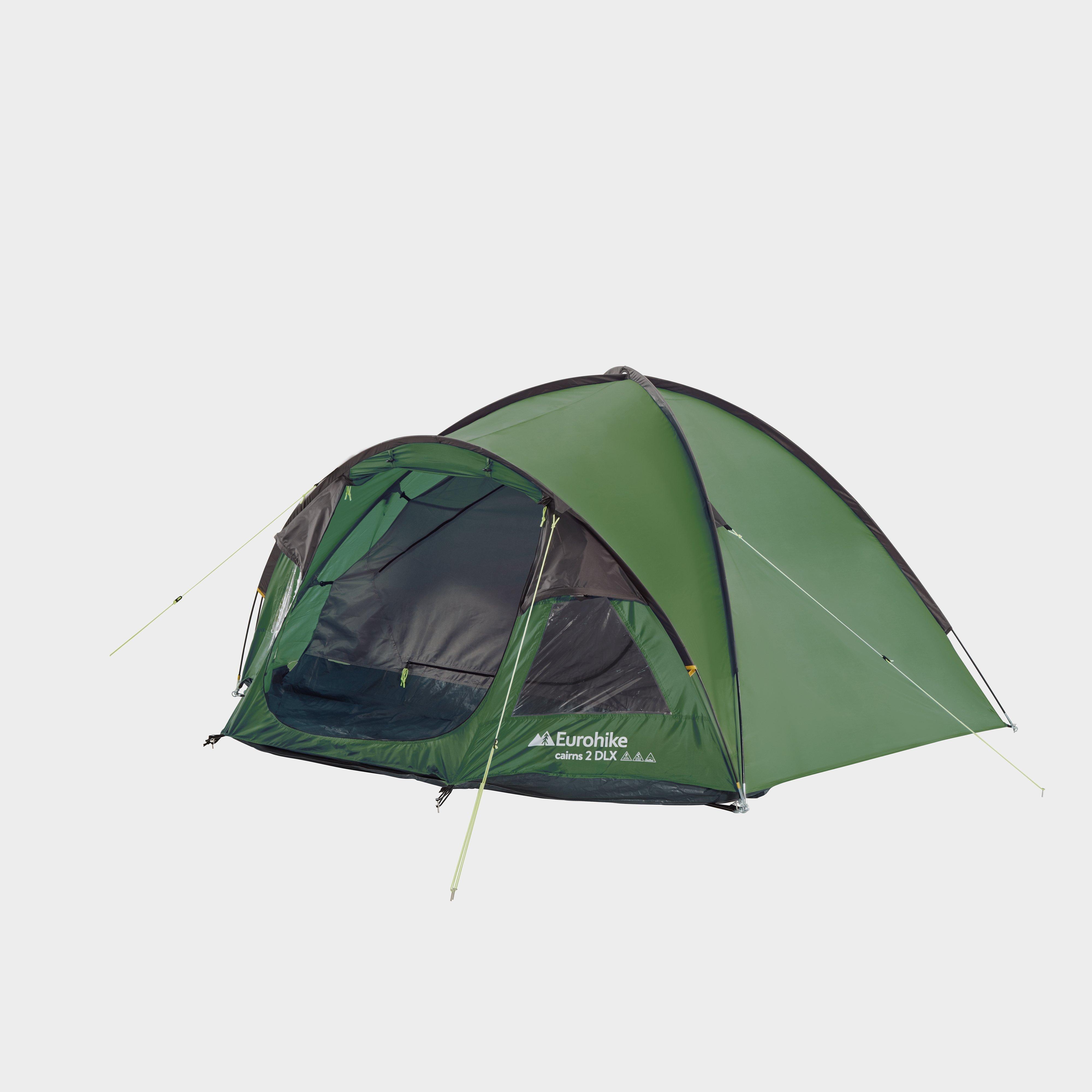 Image of Eurohike Cairns 2 Dlx Nightfall Tent - Green, GREEN