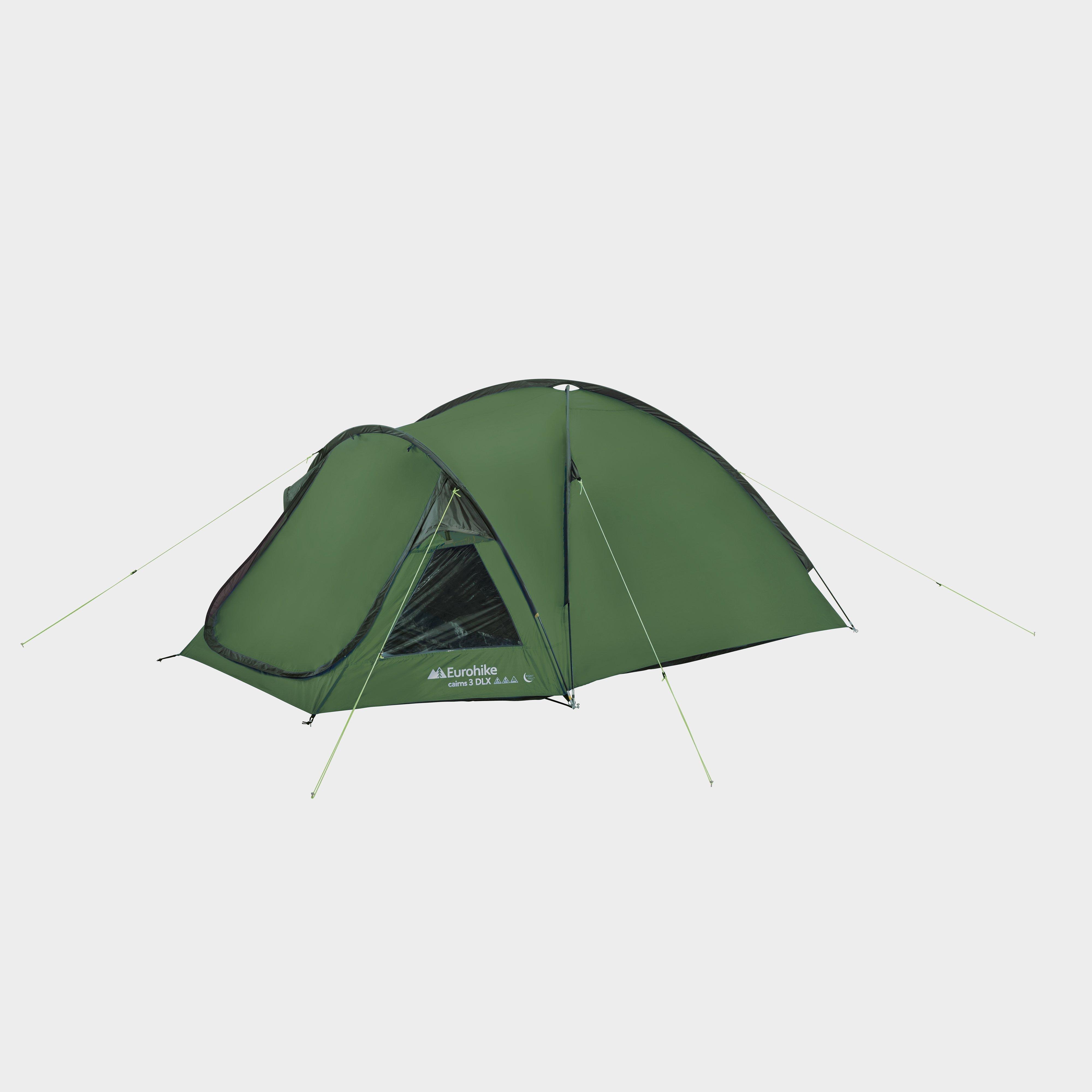 Eurohike Eurohike Cairns 3 Dlx Nightfall Tent - Green, Green