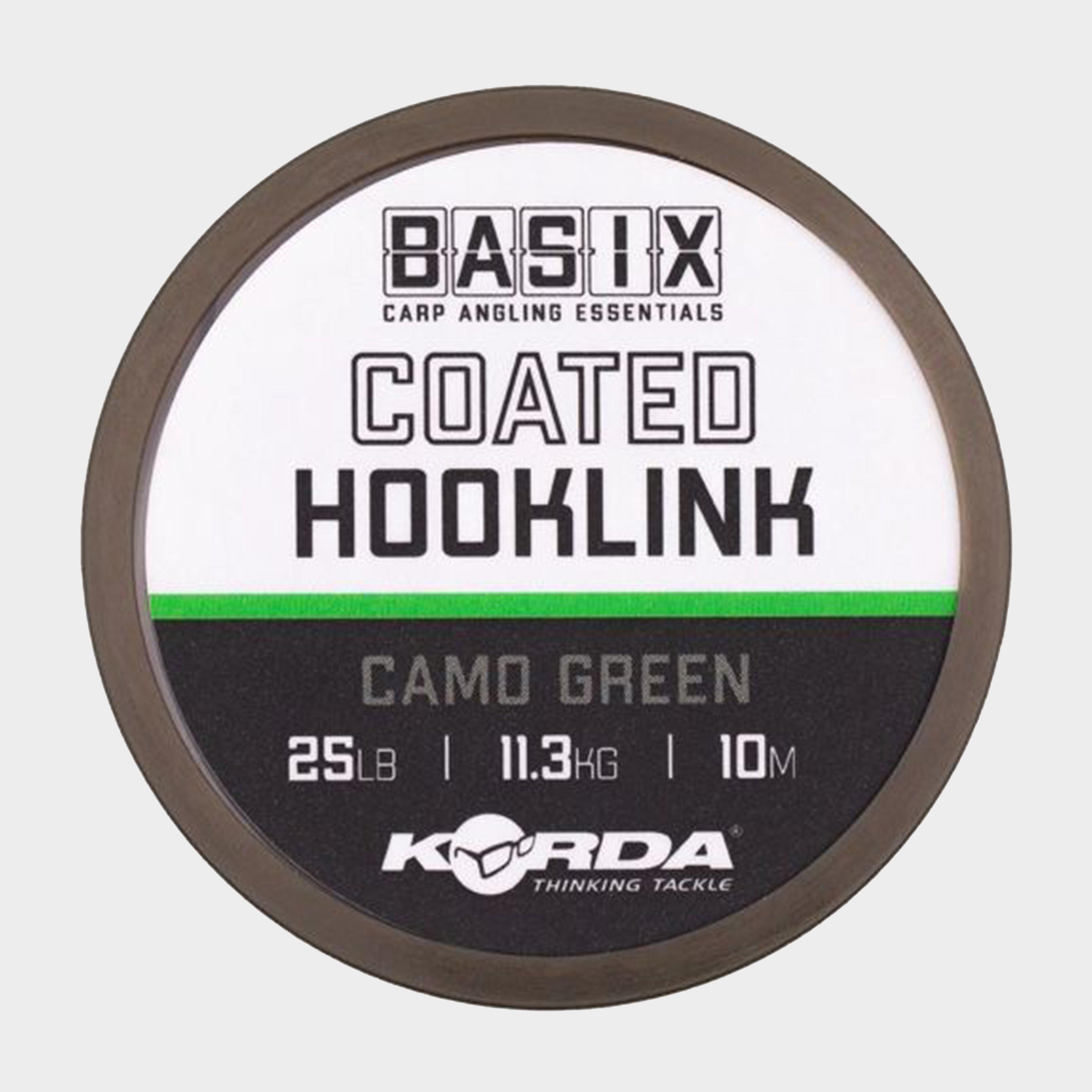 Image of Korda Basix Coated Hooklink 25Lb 10M - Black, Black