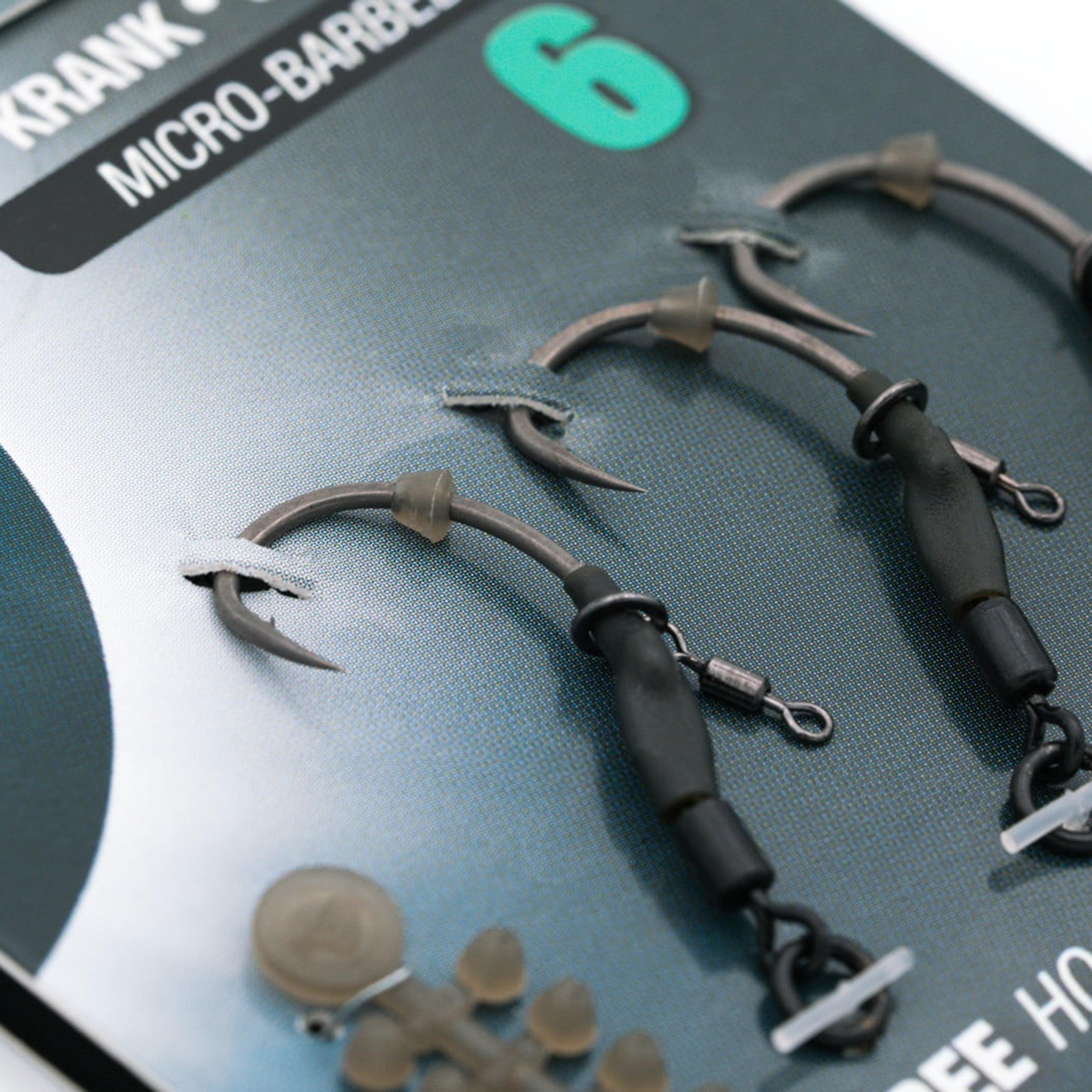 Image of Korda Spinner Hook Sections Kurv Barbed Size 6 (3 Pack), 6