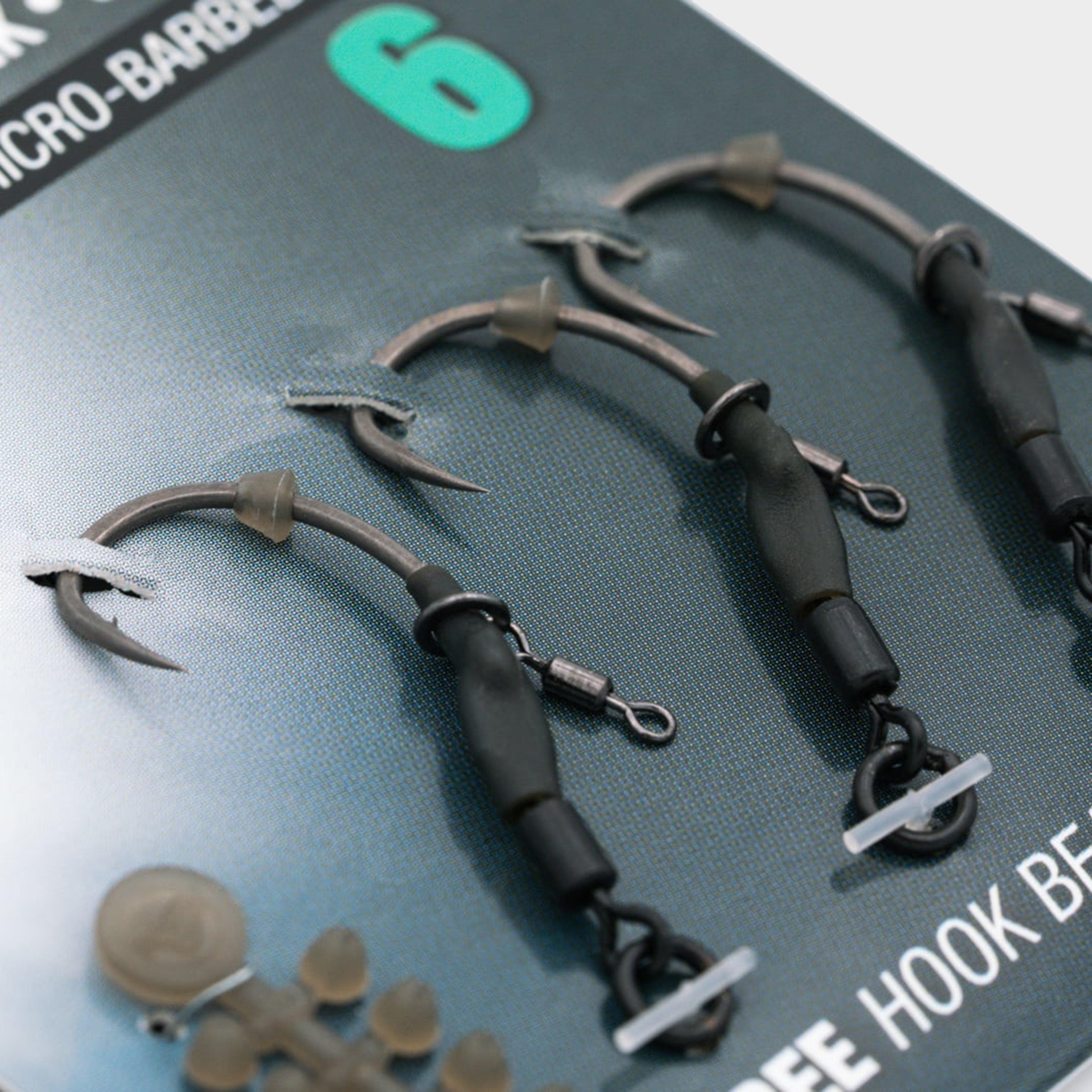 Image of Korda Spinner Hook Sections Kurv Barbless Size 6 (3 Pack) - 6B, 6B