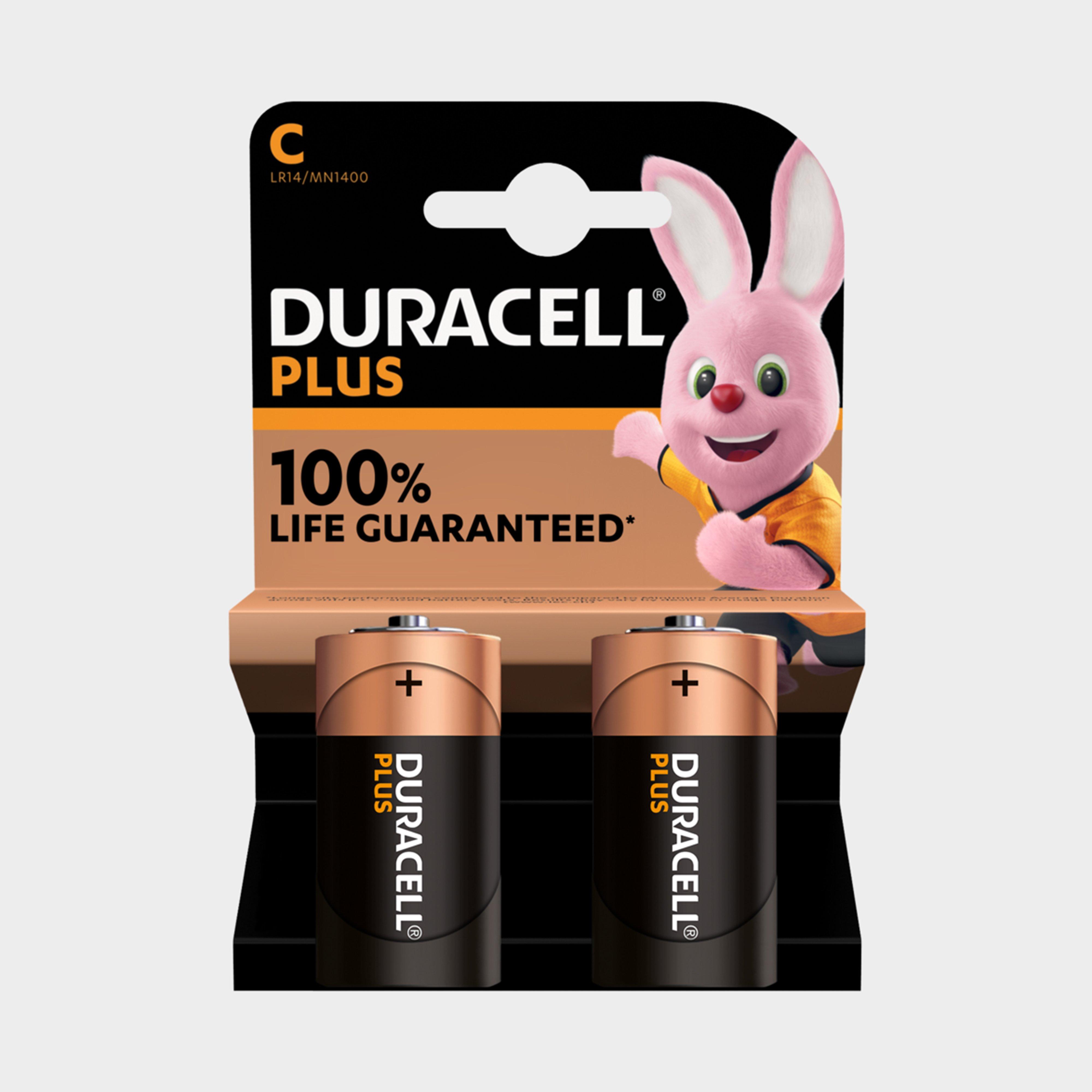 Image of Duracell C Plus 100 Batteries (2 Pack) - Black, Black