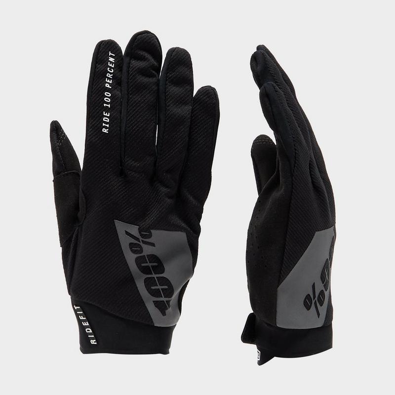 Millets 100% Ridefit Gloves - Black, Black