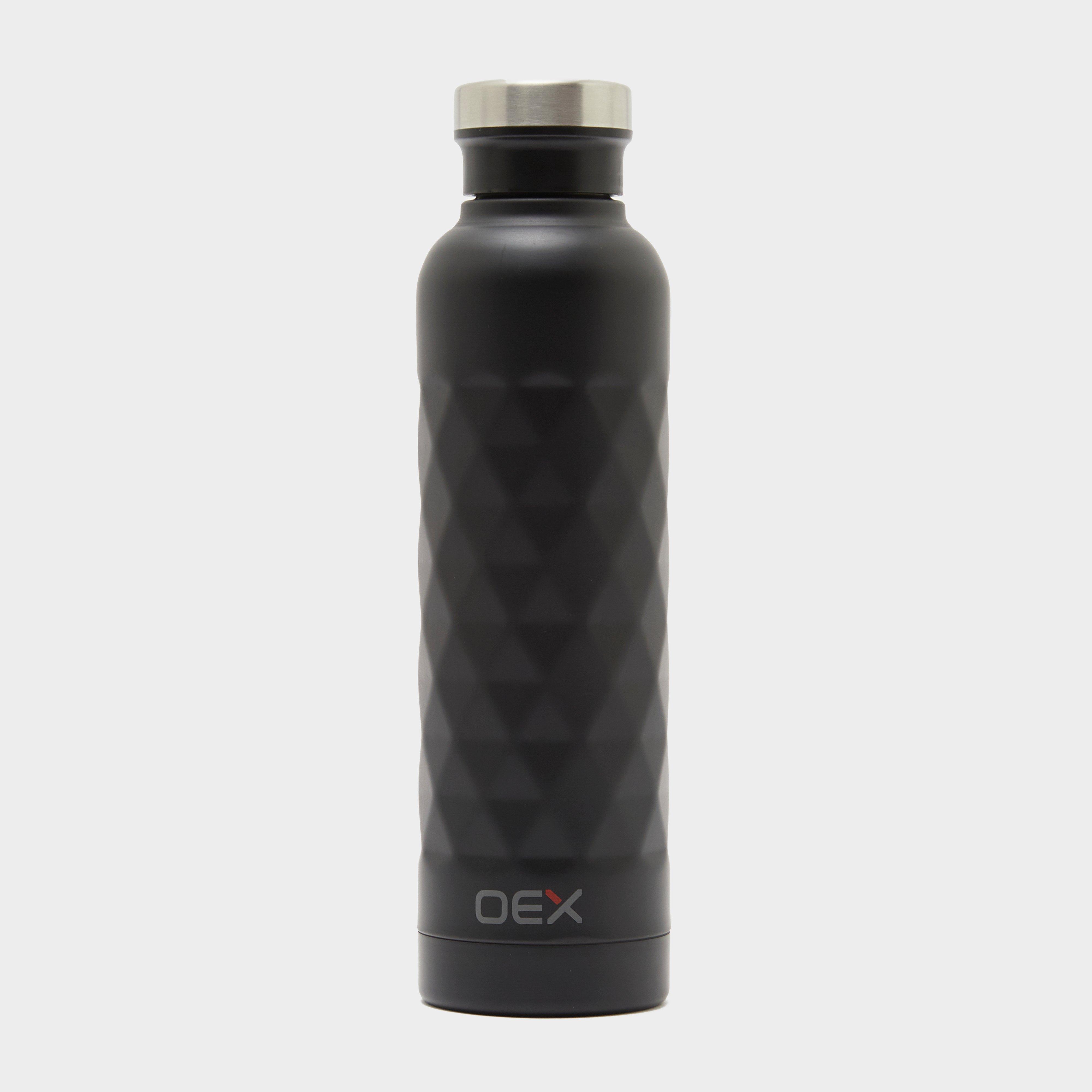 Image of Oex 500Ml Double Wall Bottle - Black, Black